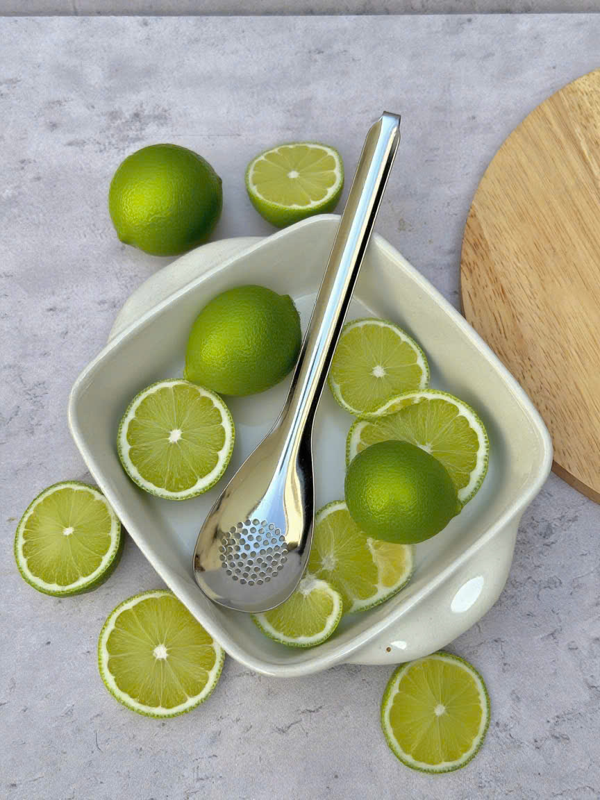 THÌA INOX CÓ LỖ VẮT CHANH, QUẤT ECHO