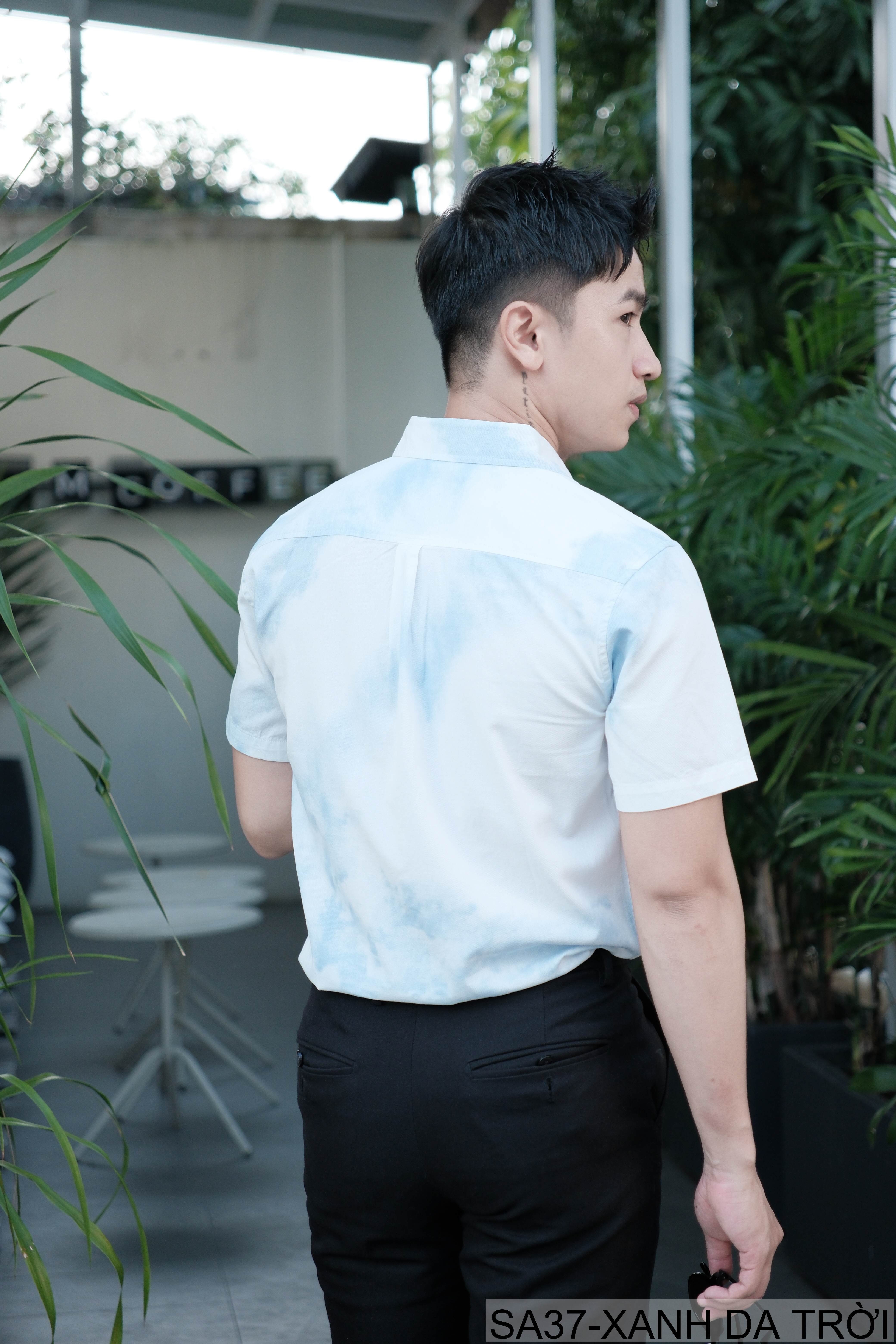 SA37 - Áo sơ mi nam tay ngắn cổ lật in hoa tie-dye phong cách Hàn Quốc mùa hè_thumbnail_14