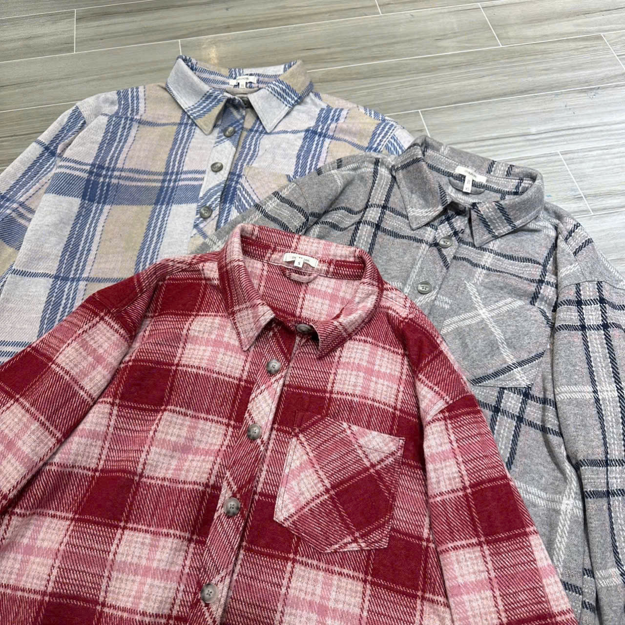 Áo somi tay dài nỉ ( XÁM )_thumbnail_2