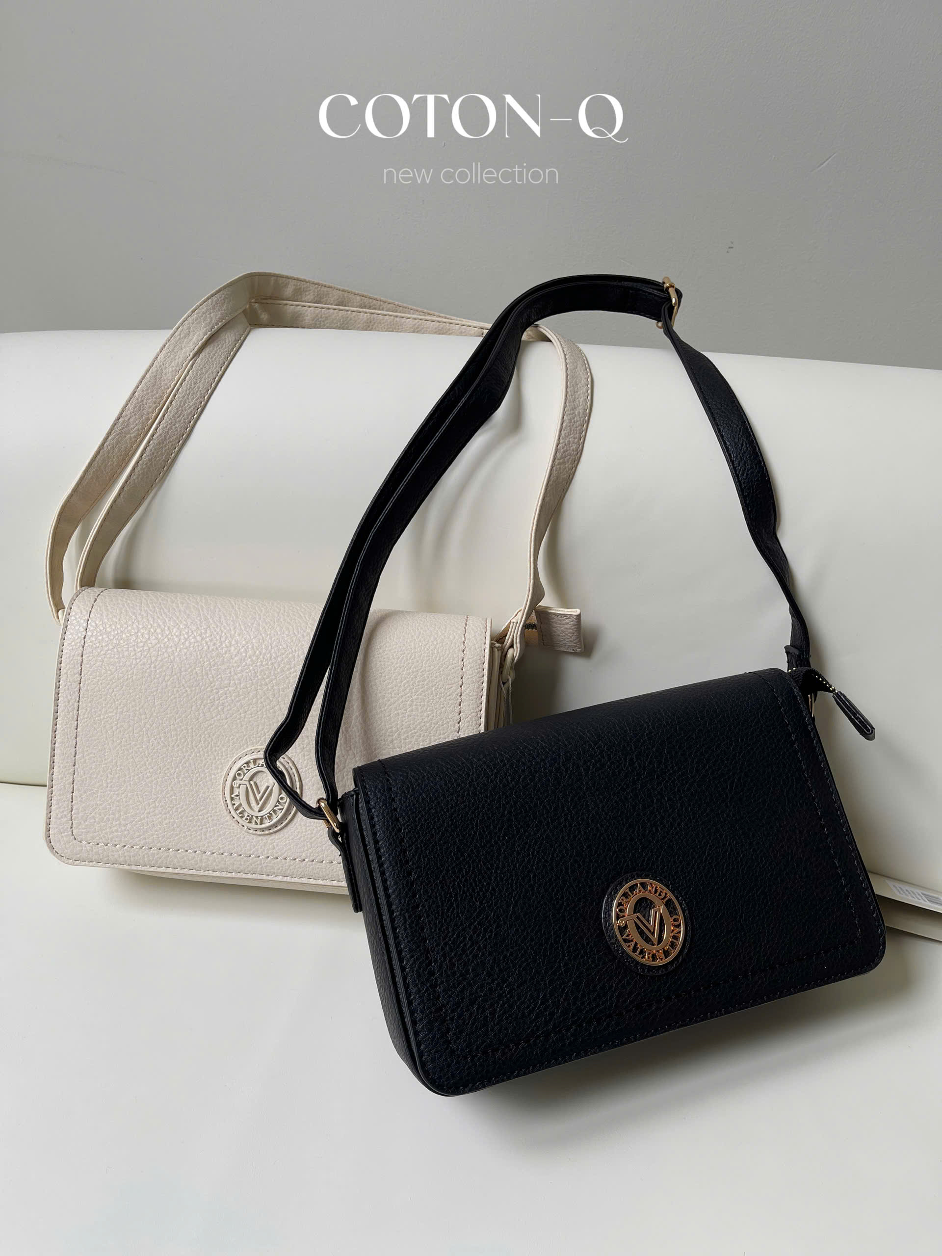 HL306 Túi xách xịn ( KEM )