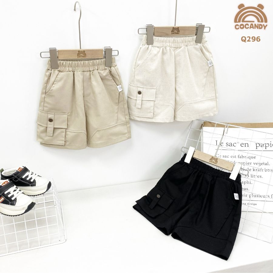 Quần cộc ĐEN 2 túi hộp nắp dây_thumbnail_3