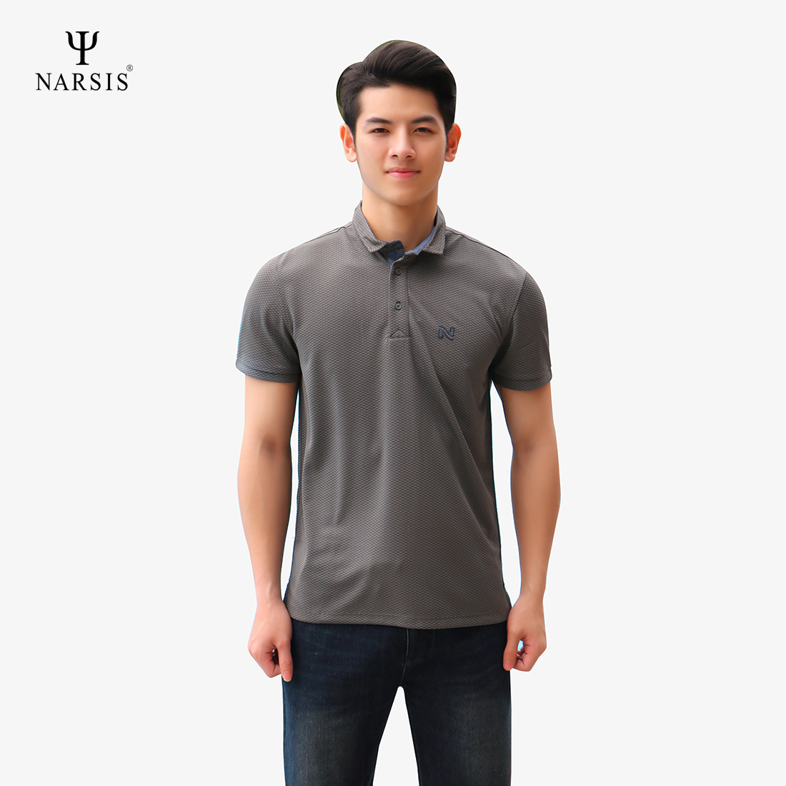 ÁO NAM NARSIS D8096 NARSIS CHẤT LIỆU THOÁNG MÁT, DỄ CHỊU, THOẢI MÁI CẢ NGÀY, DỄ VẬN ĐỘNG_thumbnail_2