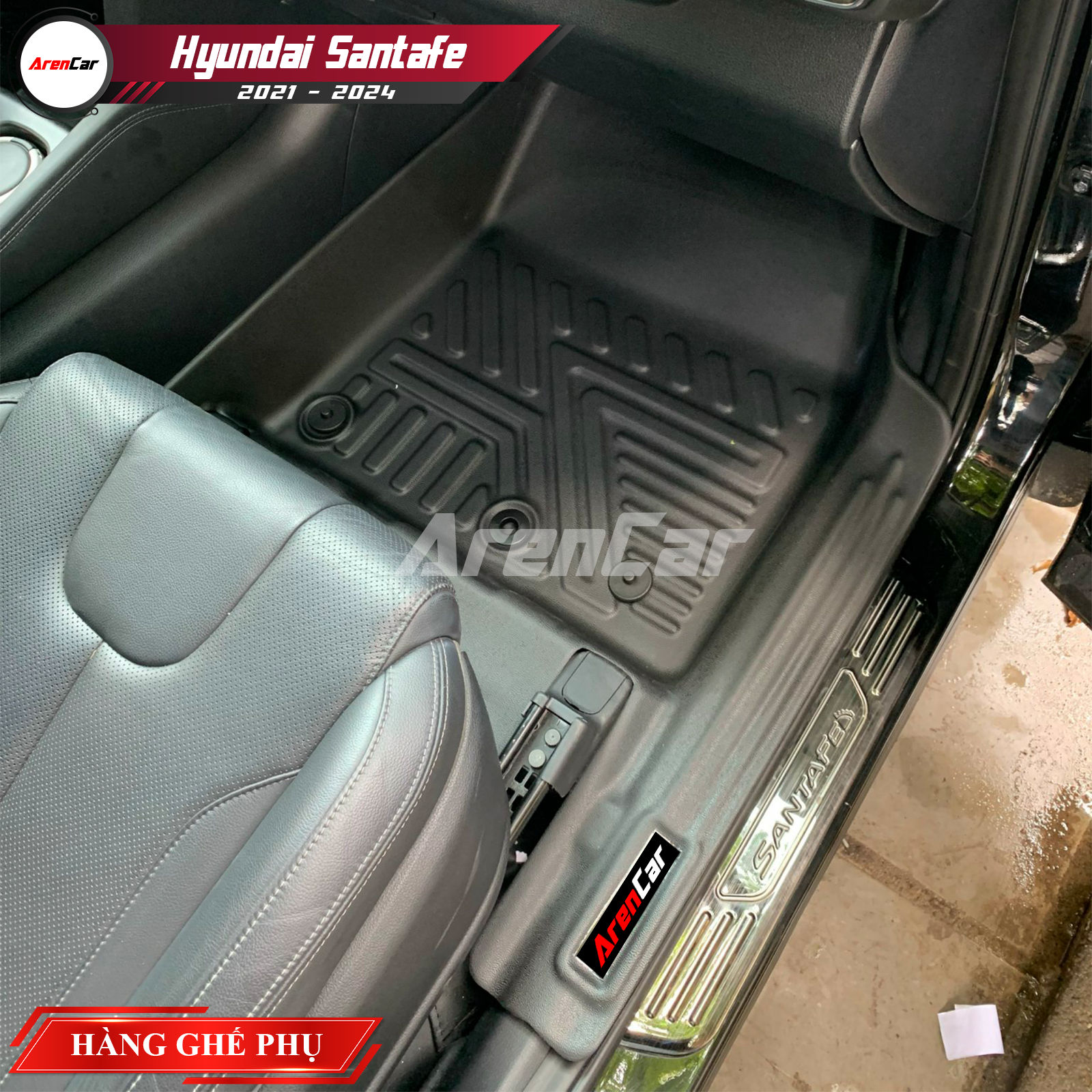 [Aren Car] Thảm Lót Sàn Ô Tô TPE Nhựa Đúc Hyundai Santafe_thumbnail_30