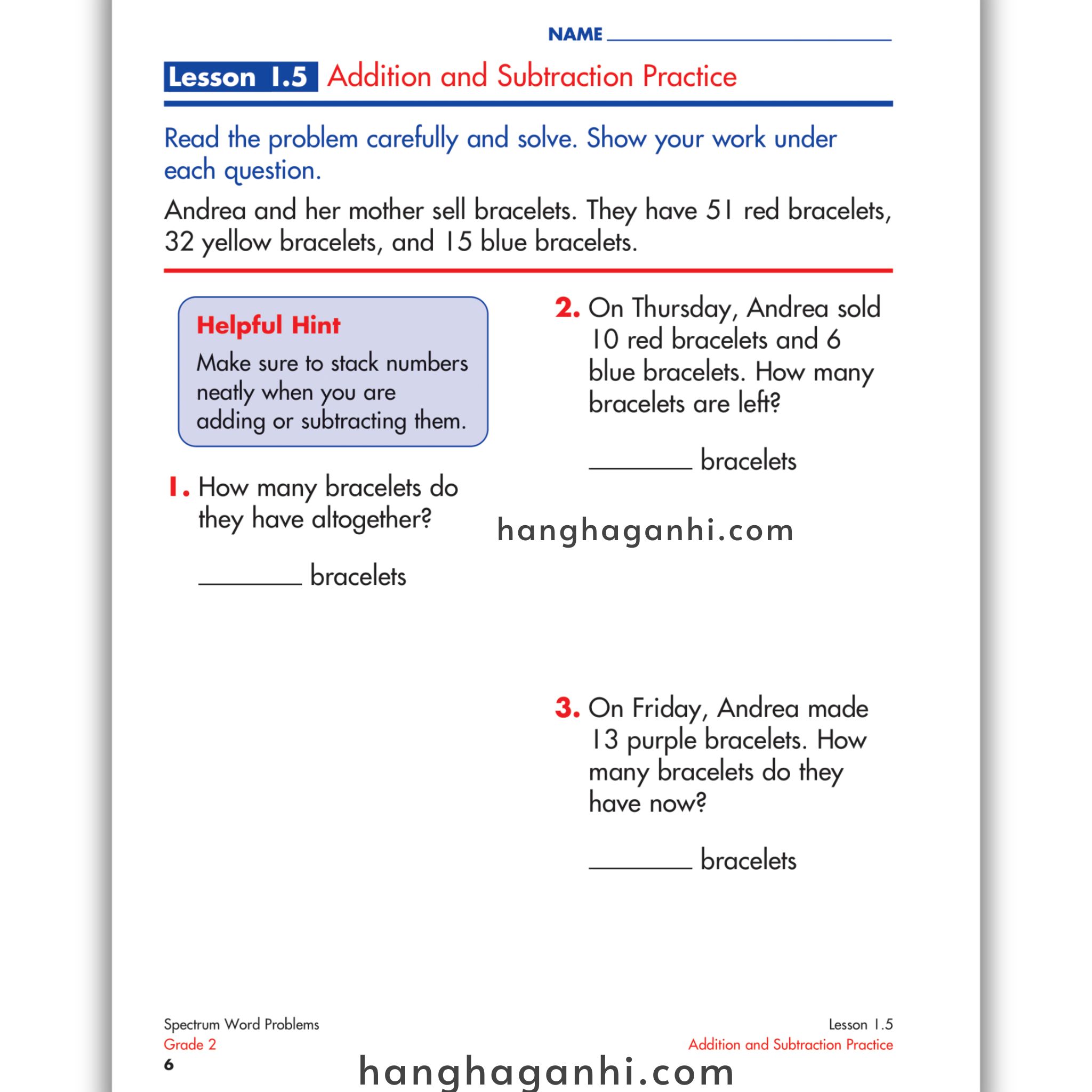 Sách Spectrum Word Problems Workbook Grade 2_thumbnail_8