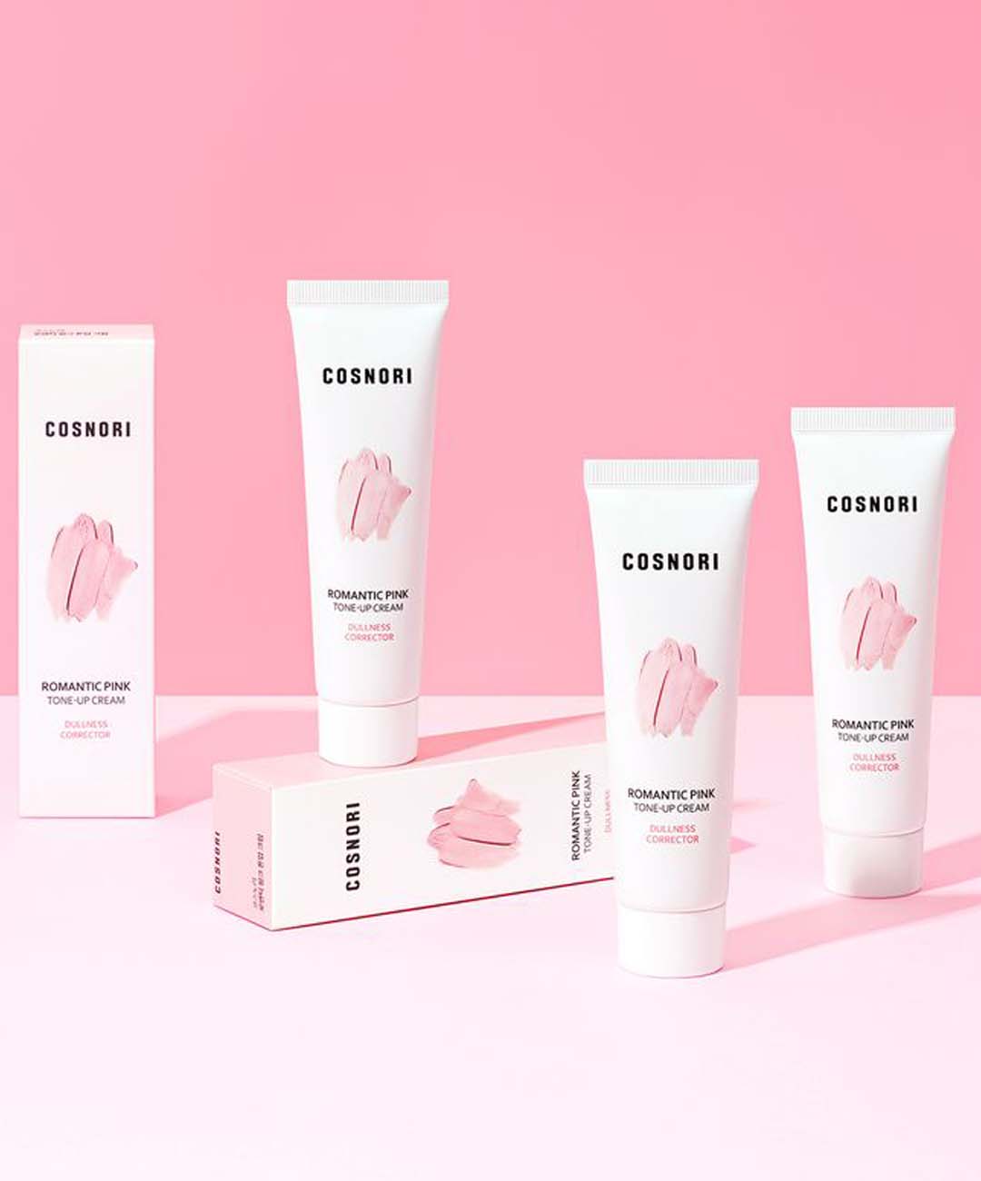 COSNORI ROMANTIC PINK TONE-UP CREAM - Kem Nâng Tông Tự Nhiên Làm Sáng Da Xỉn Màu - Niacinamide, Hoa Anh Đào, HA - 50ml - [C027]_thumbnail_4
