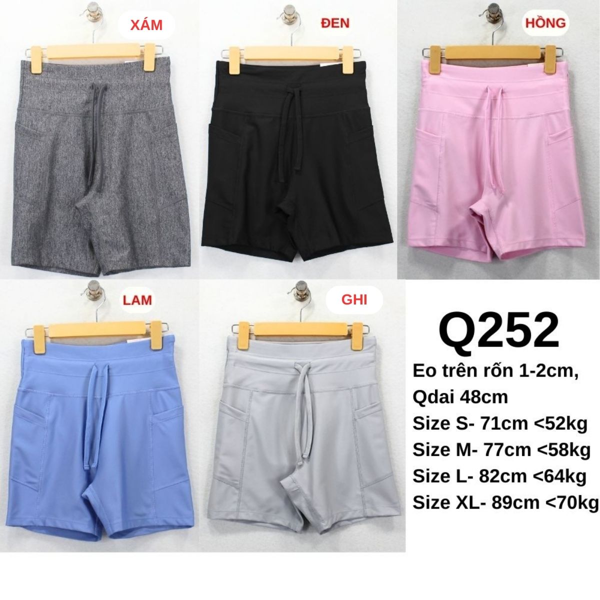 Q252- Quần tập đùi