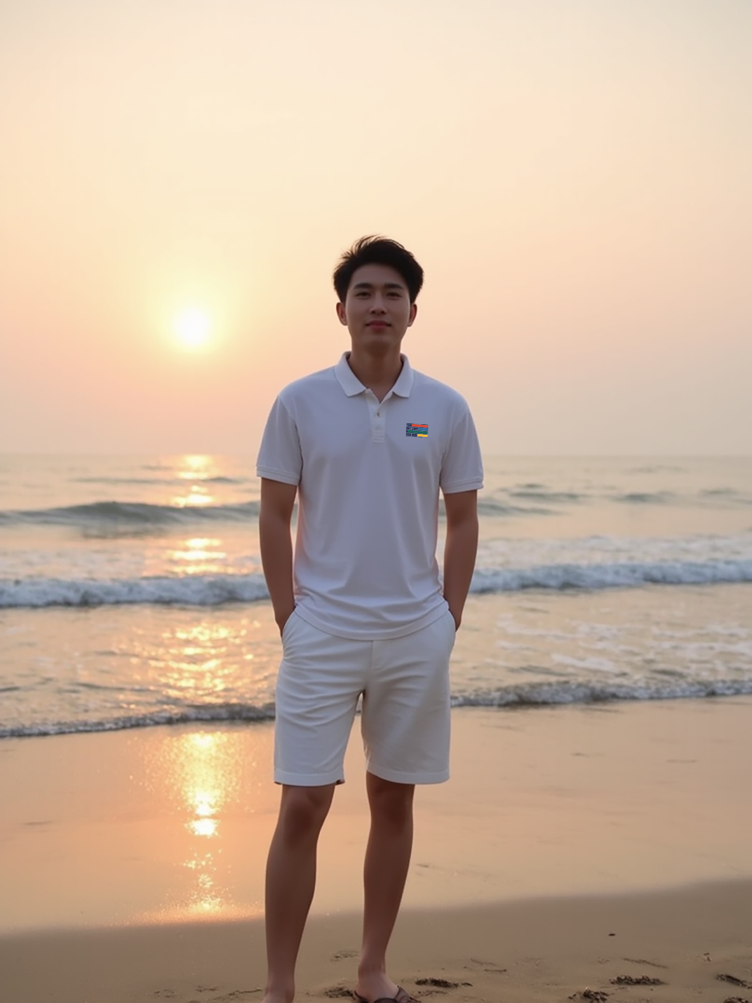 Áo polo nam cao cấp form vừa 2051 Miucho Iconic cổ trụ vải cá sấu polyester thoáng mát in mix_thumbnail_4