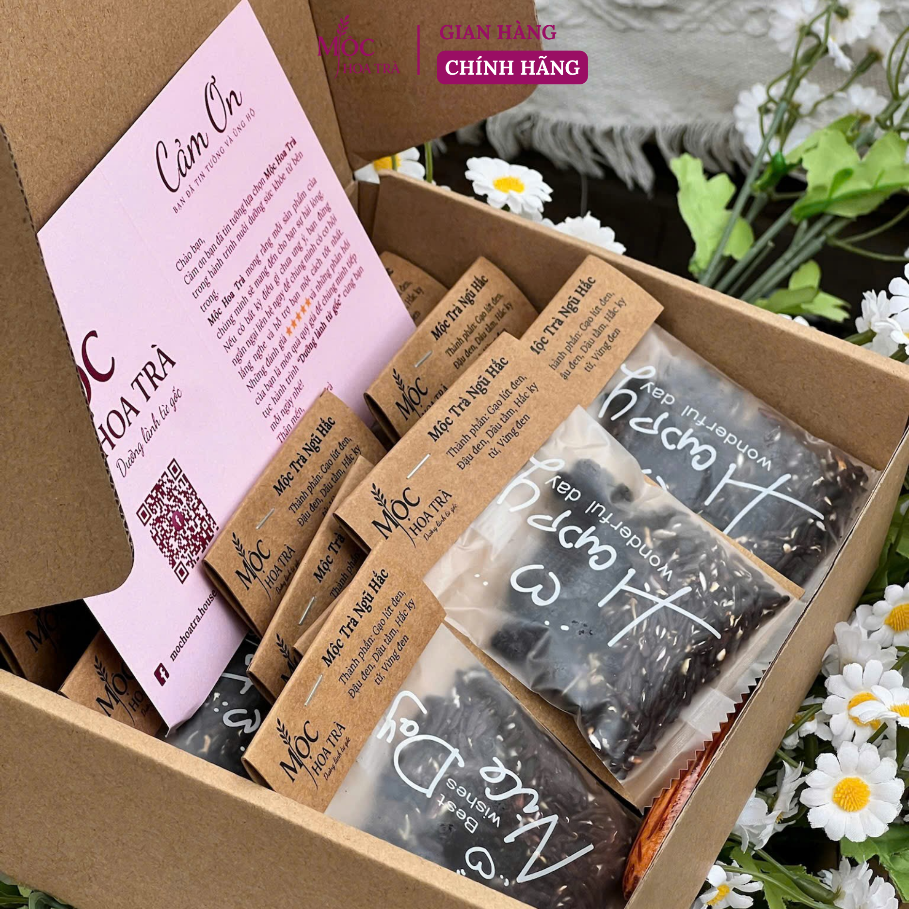 Mộc Trà Ngũ Hắc – Trà Thảo Mộc Dưỡng Tóc – Dưỡng Tóc Khỏe, Đen Tóc, Mọc tóc nhanh – Nguyên Liệu Sấy Lạnh_thumbnail_1