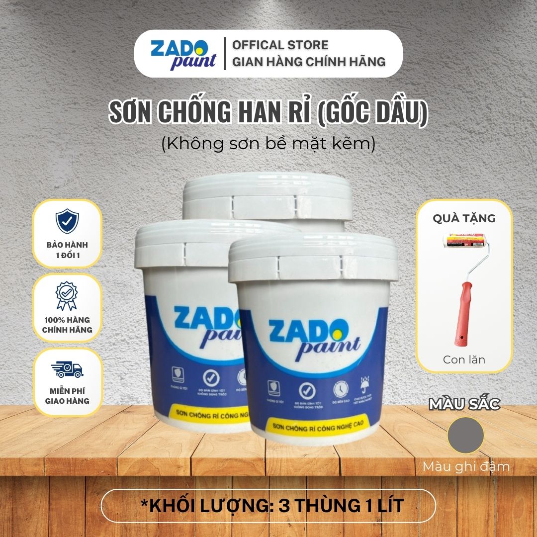 (3L) SƠN CHỐNG RỈ GỐC DẦU Z 12