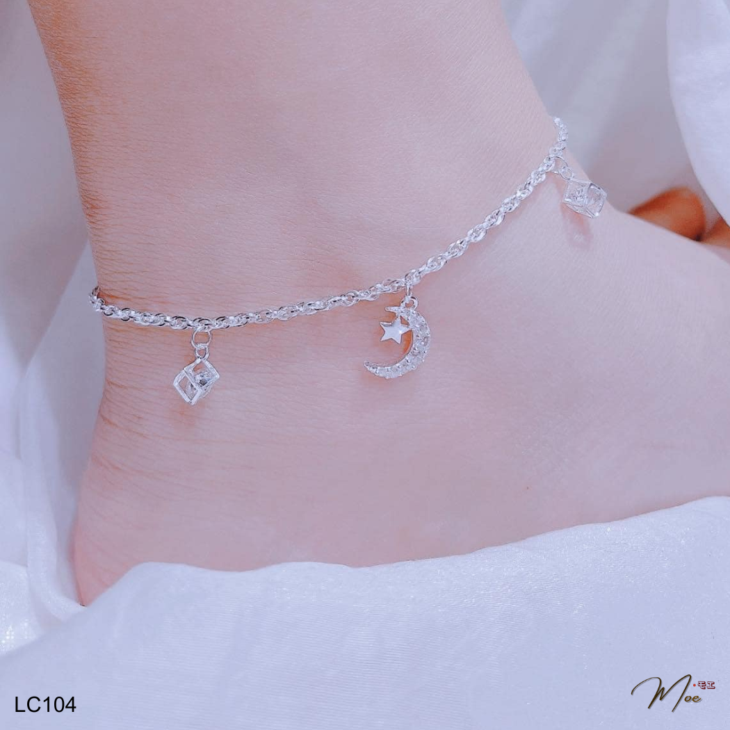 LC104 - Lắc chân trăng sao lập phương