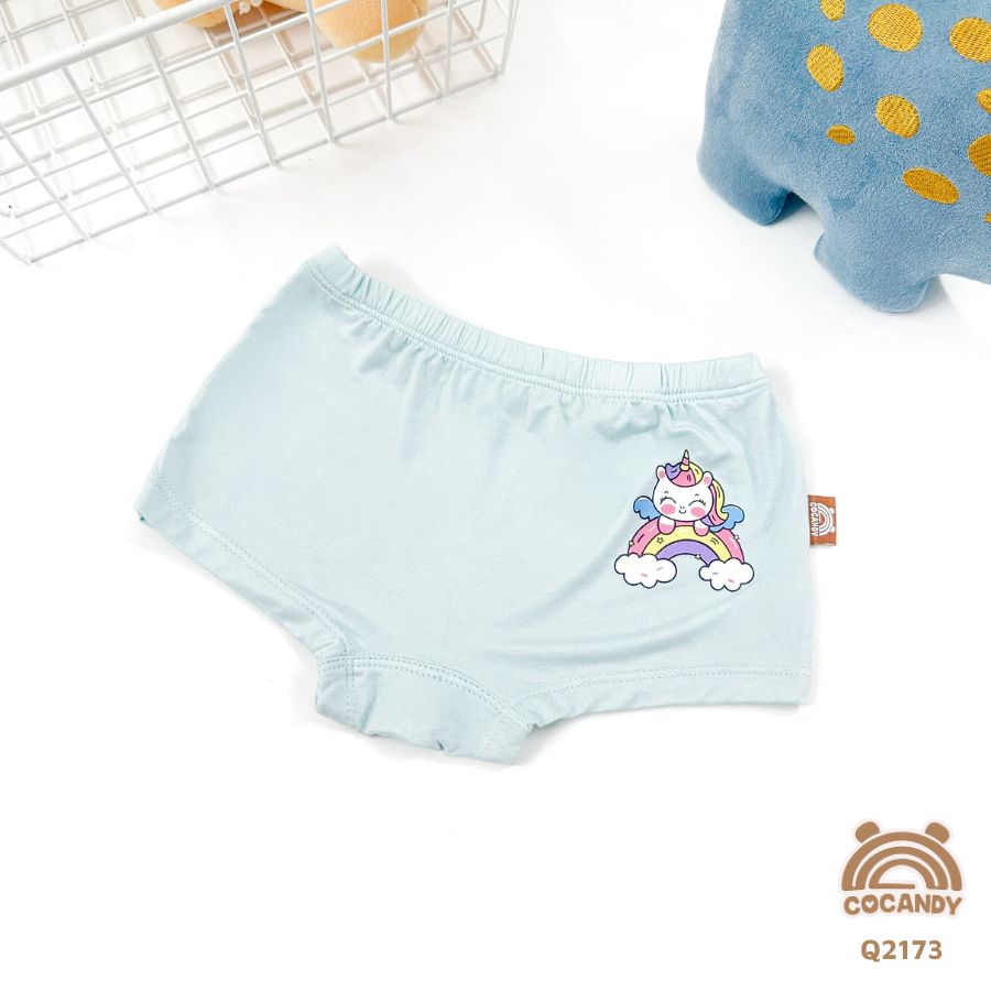 Quần chip bé gái XANH G1 Cotton Cocandy