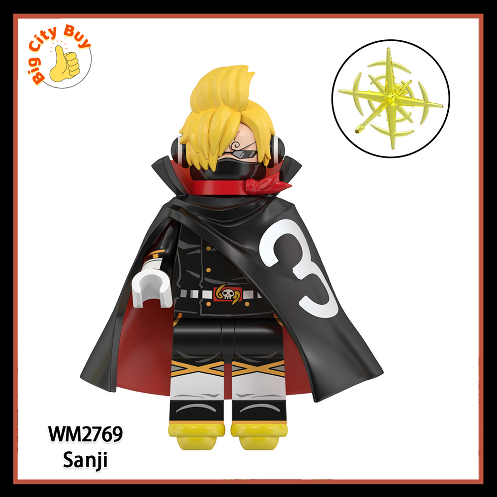 One Piece Đồ chơi Lắp ráp Nhân vật Luffy Zoro Sanji Shank Kaido Mô hình Monkey D Luffy Yamato Rayleigh_thumbnail_8