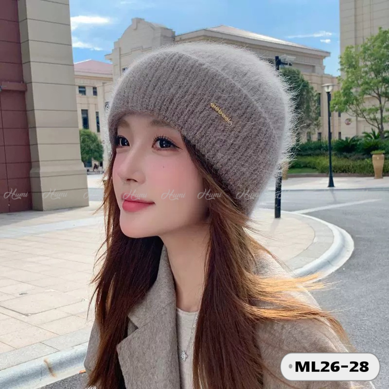 MŨ LEN NỮ (ML26-28 Nâu Đất)