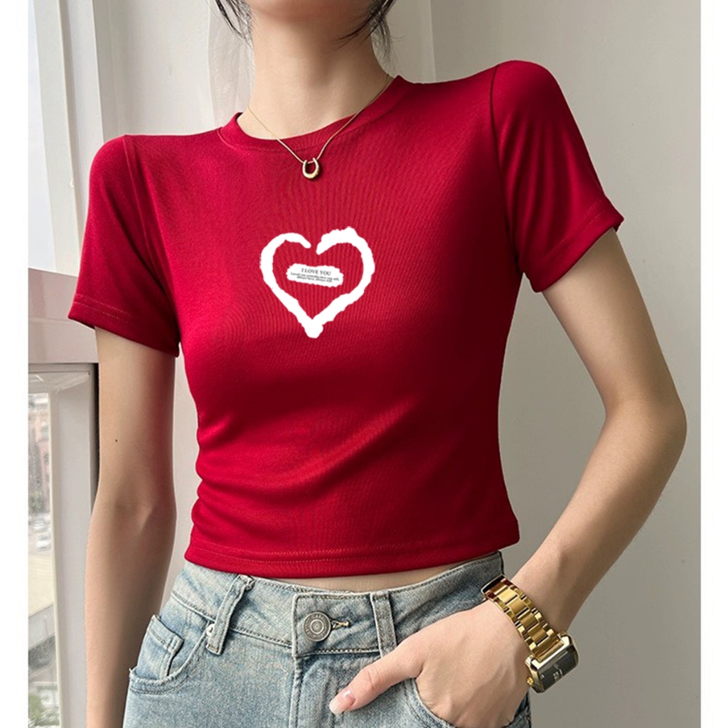 [Form Ôm] Áo croptop nữ in hình thời trang - Áo laptop nữ ôm body - Loza G0112_thumbnail_7
