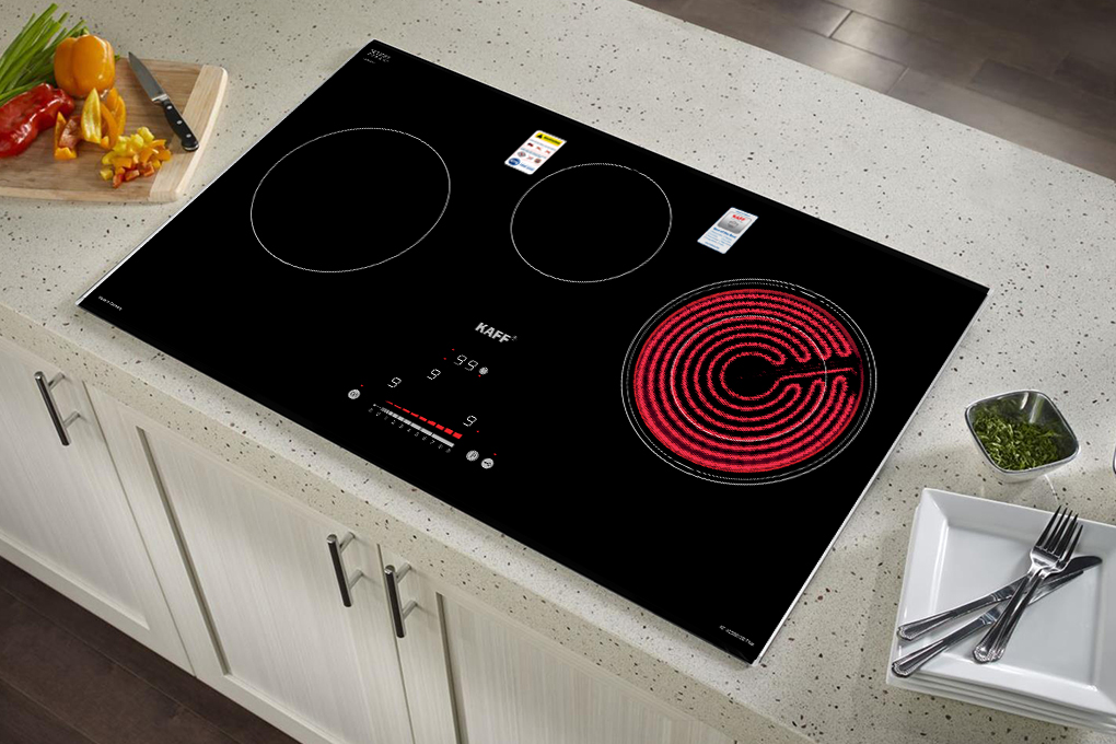 Bếp 2 từ 1 điện KF - IC5801SB Plus