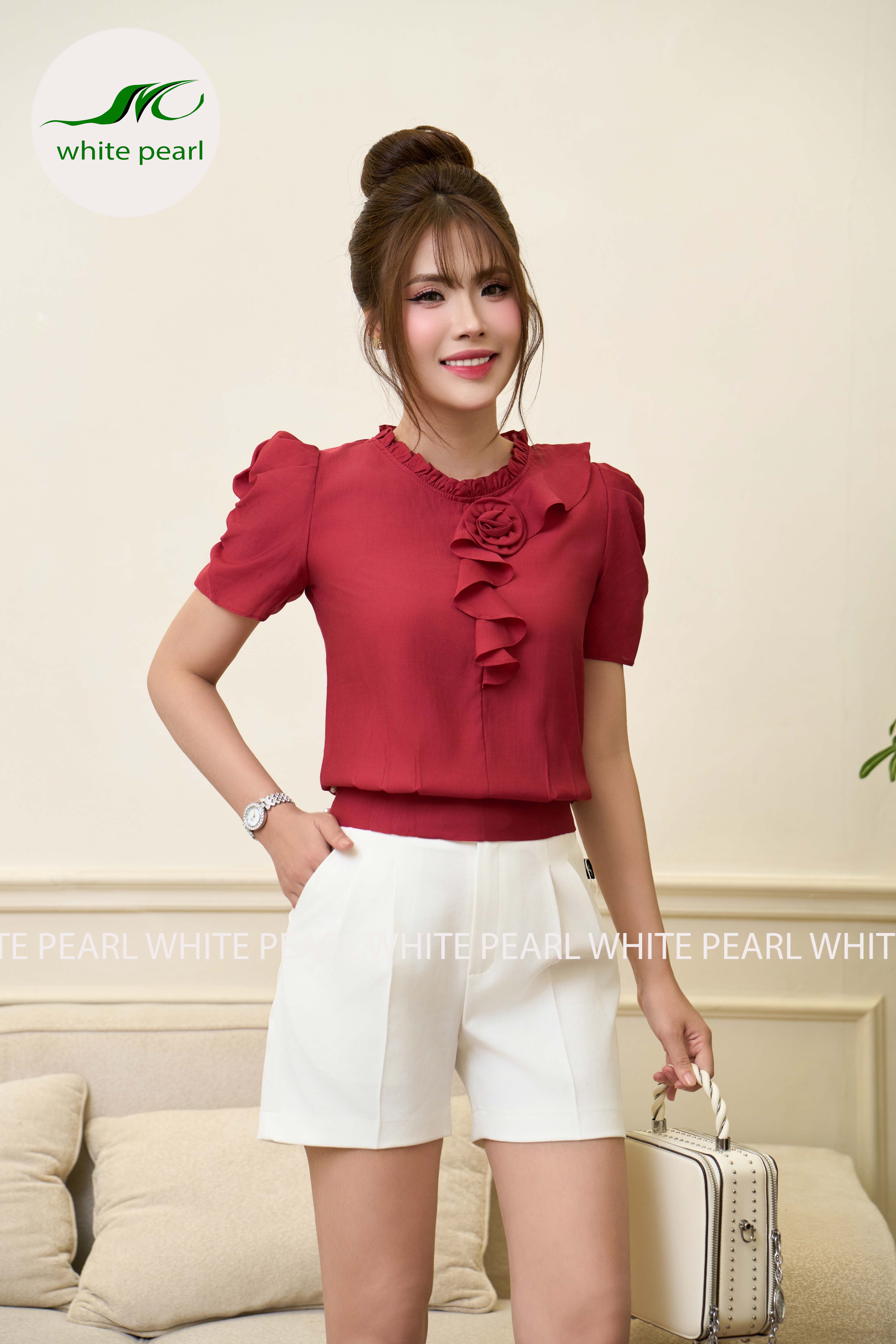 Quần short 2 ly thời trang công sở White Pearl_thumbnail_0