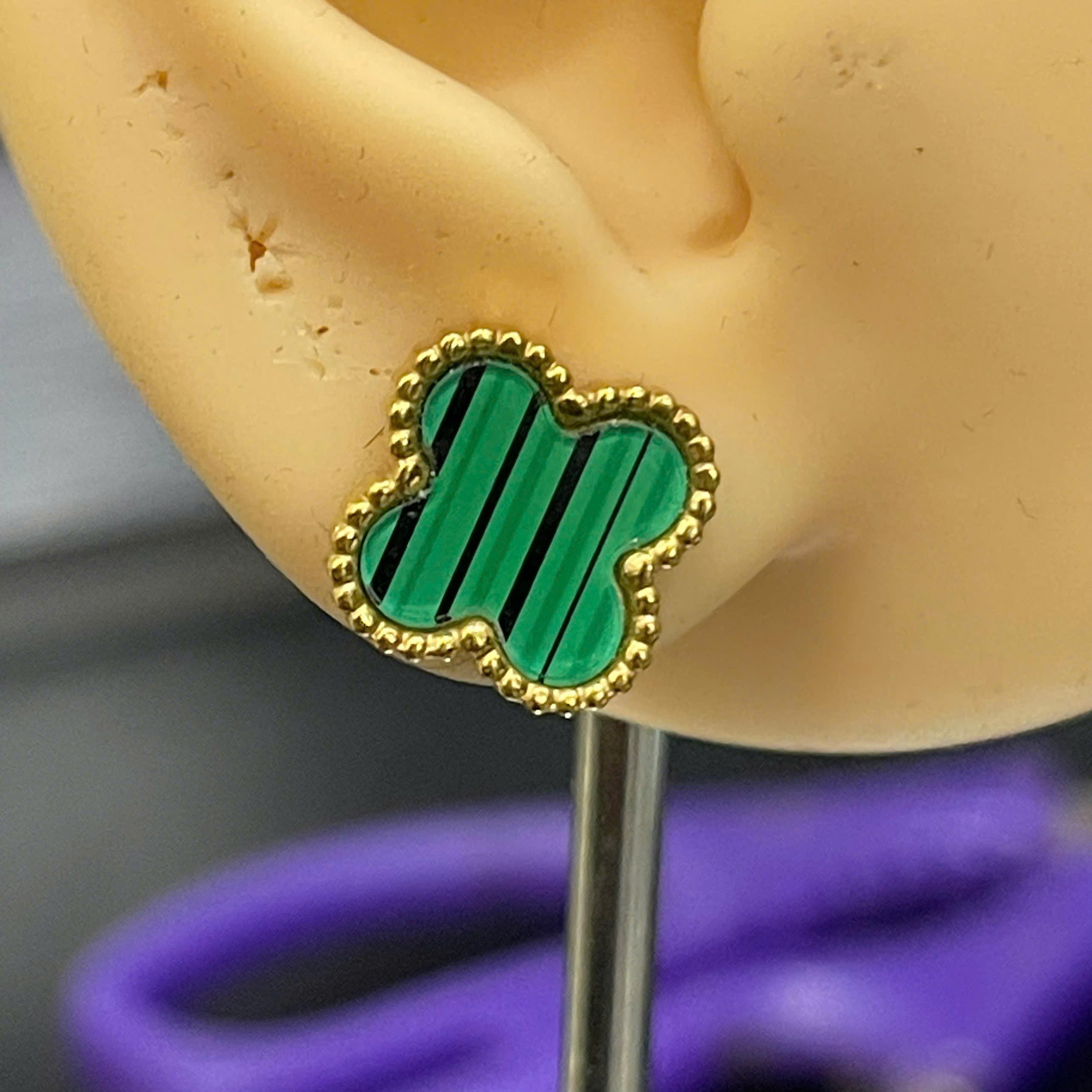 khuyên kiểu cặp vancleef xanh lá xọc nhỏ viền bi vàng_thumbnail_3