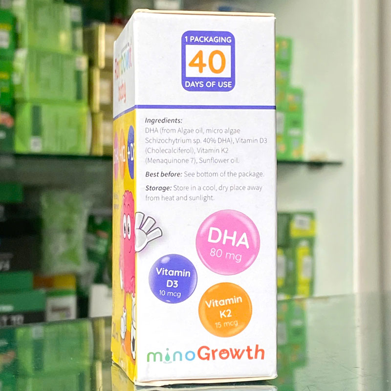 Rainbovit Baby DHA + K2 + D3 - 20 ml