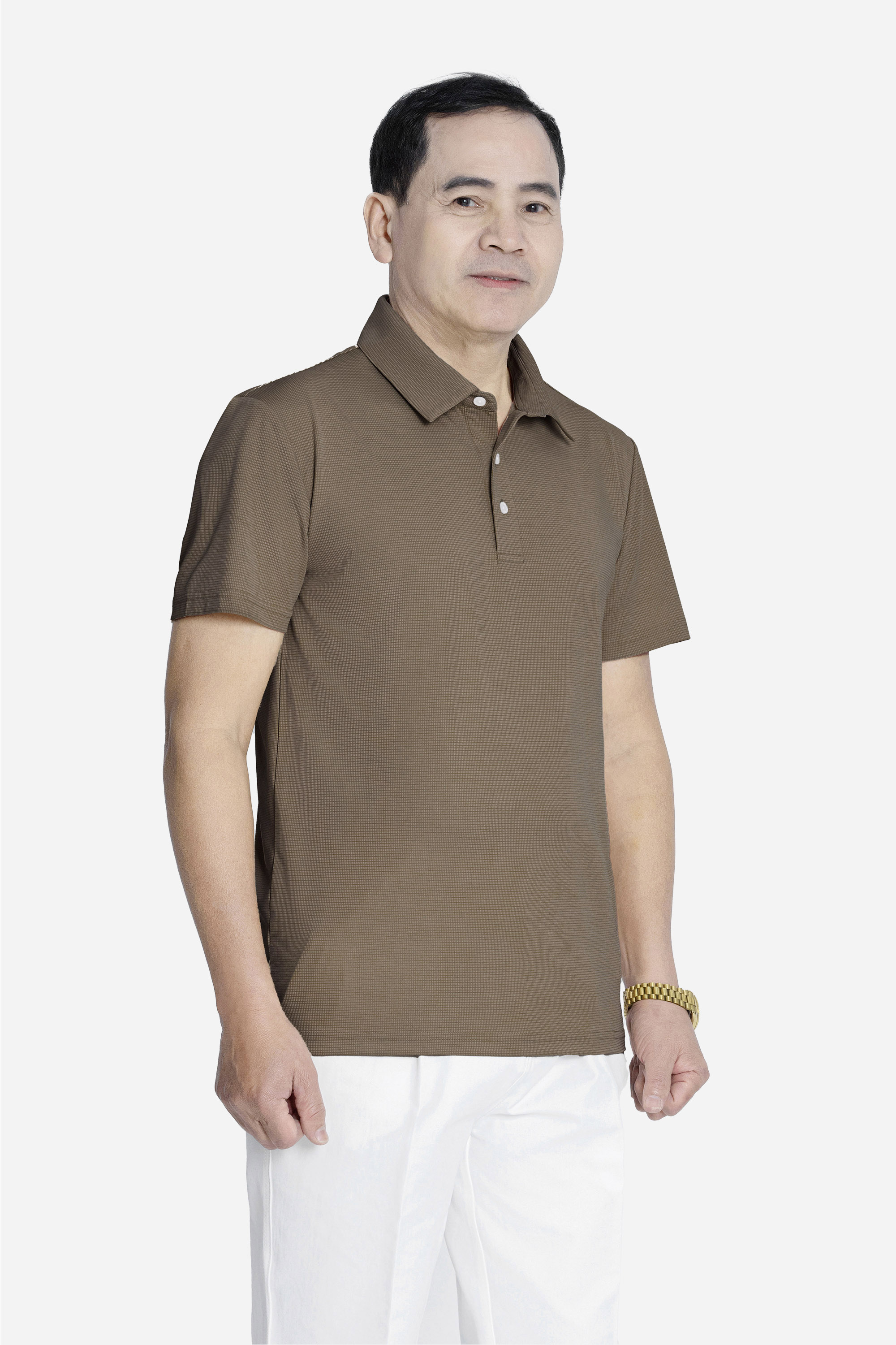 Áo Polo Nam Trung Niên ANCHI Chất Liệu Cotton Phom Suông Vạt Ngang_thumbnail_58
