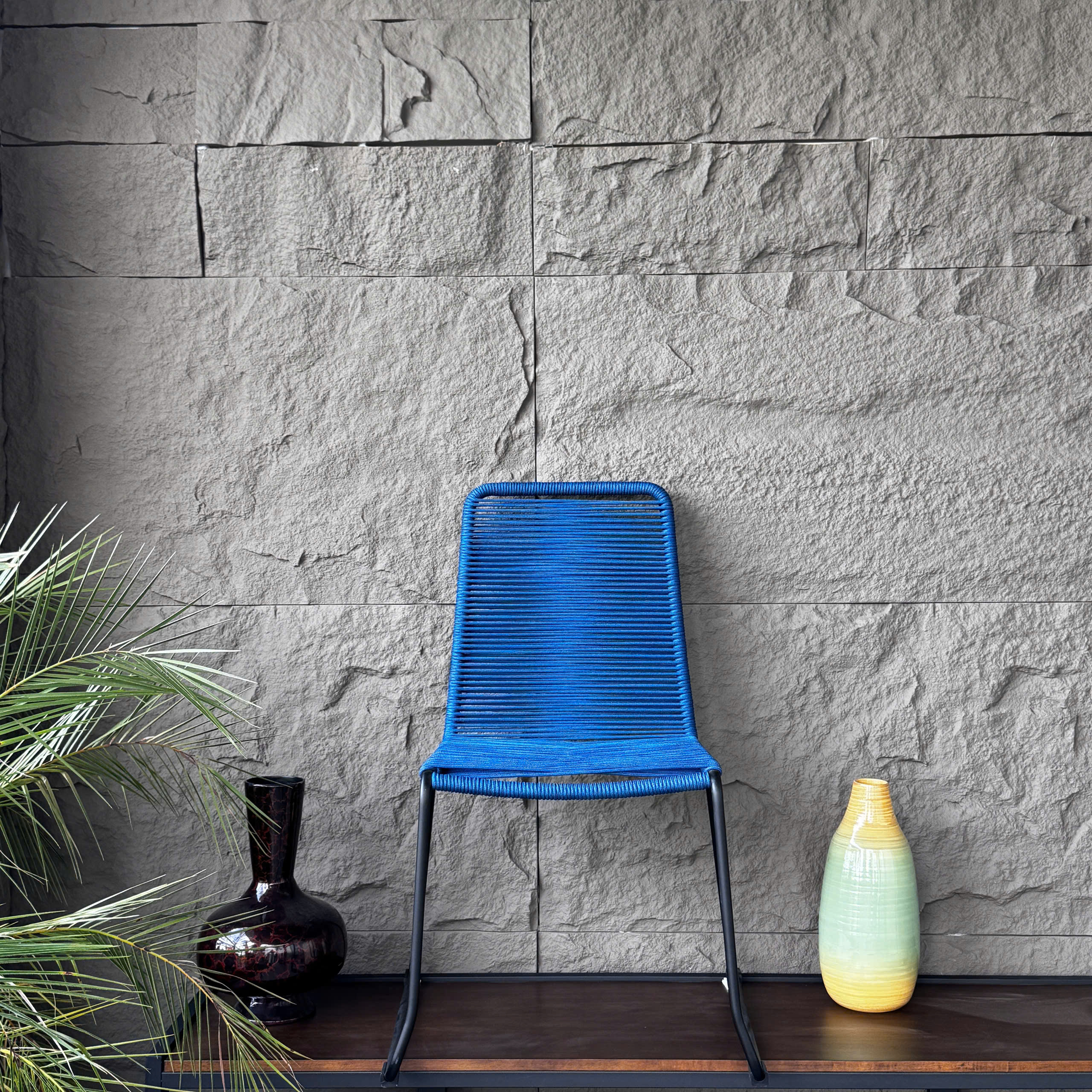 Ghế đan dây Pang Chair Modloft Blue_thumbnail_5