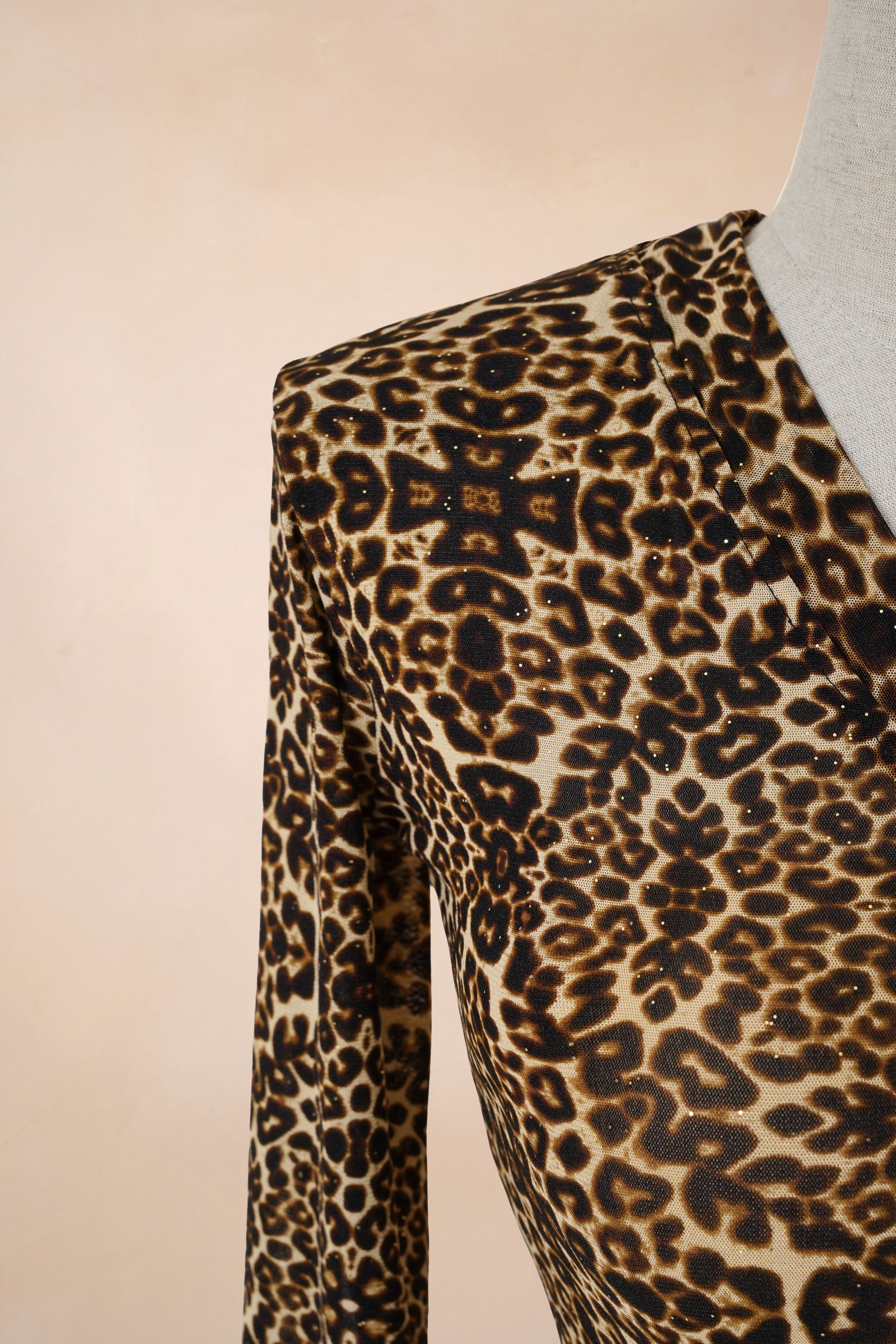 Áo Cổ V Hoạ Tiết Báo Chấm Đá_thumbnail_3