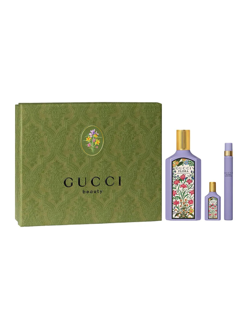 Set Gucci Gorgeous Magnolia EDP 3pcs ( EDP 100ml + EDP 5ml + EDP 7,4ml ) ( Tím )