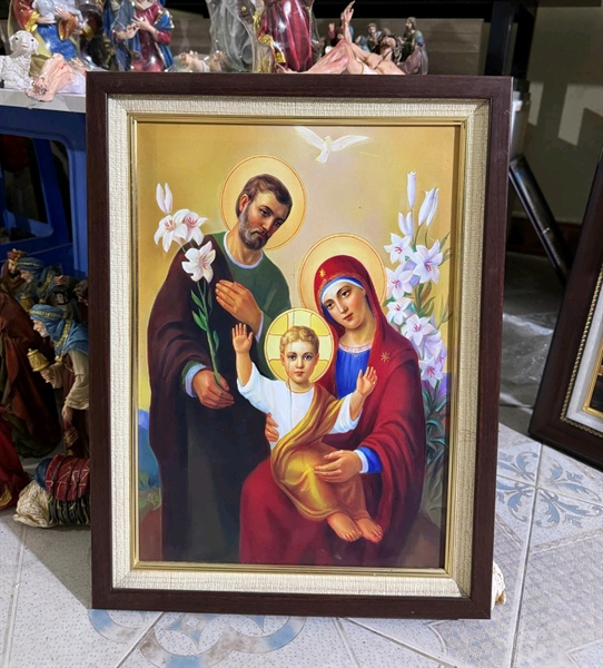 Tranh Gia Đình Thánh Gia 25x35cm canvas