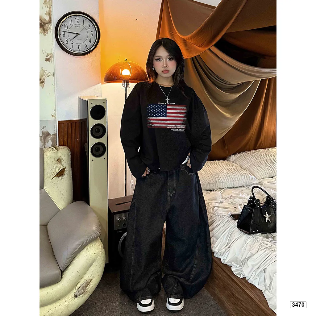 Áo thun boxy tay dài cá tình hot trend Miucho 3470_thumbnail_3