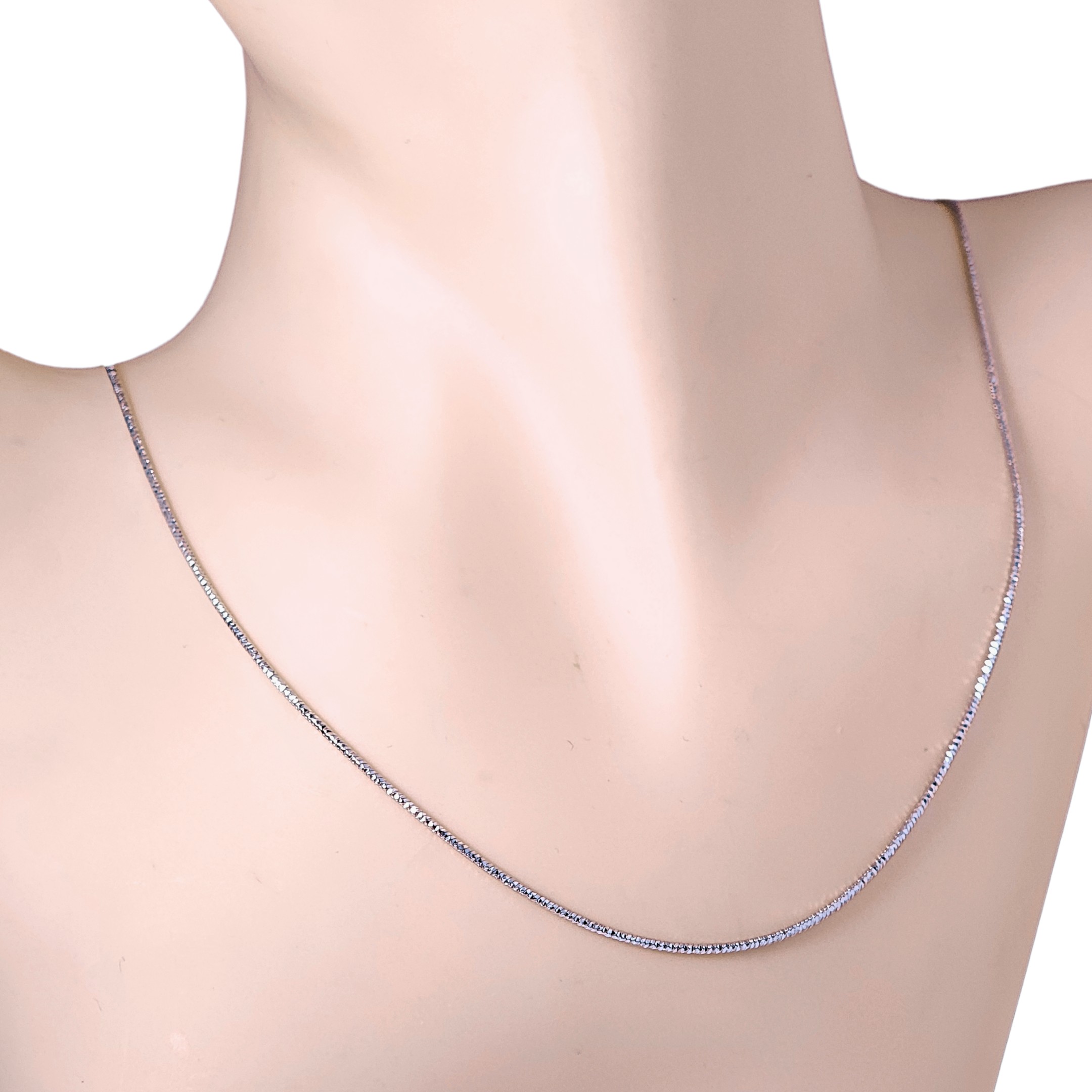 SKD459 - DÂY CHUYỀN MÌ KIM CƯƠNG KHÍA MÁY 1LI2 4,03G  - SAKA JEWELRY