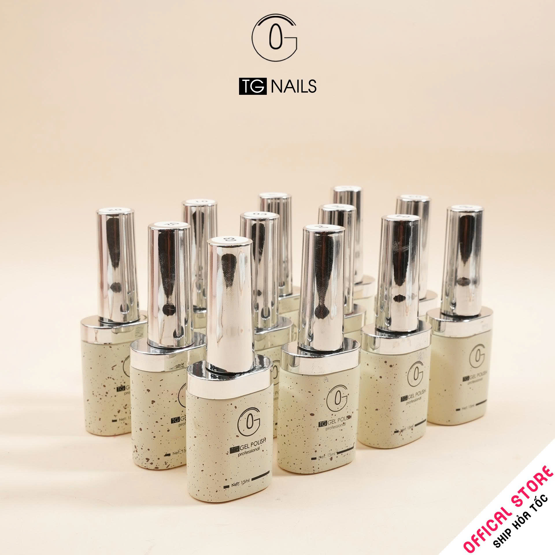 Sơn móng gel TG. Dung tích: 15ml/ lọ. Nhãn hàng TG nail._thumbnail_4