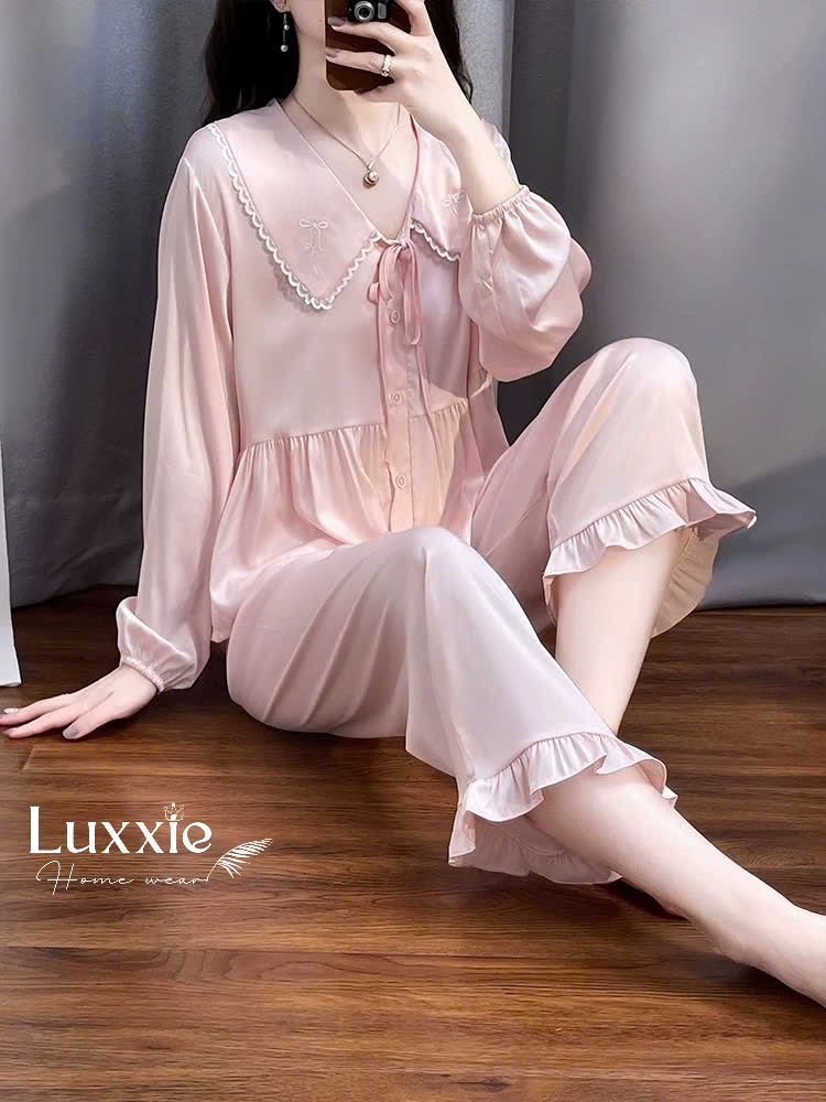 N89 Pijama lụa hồng babydoll_thumbnail_9