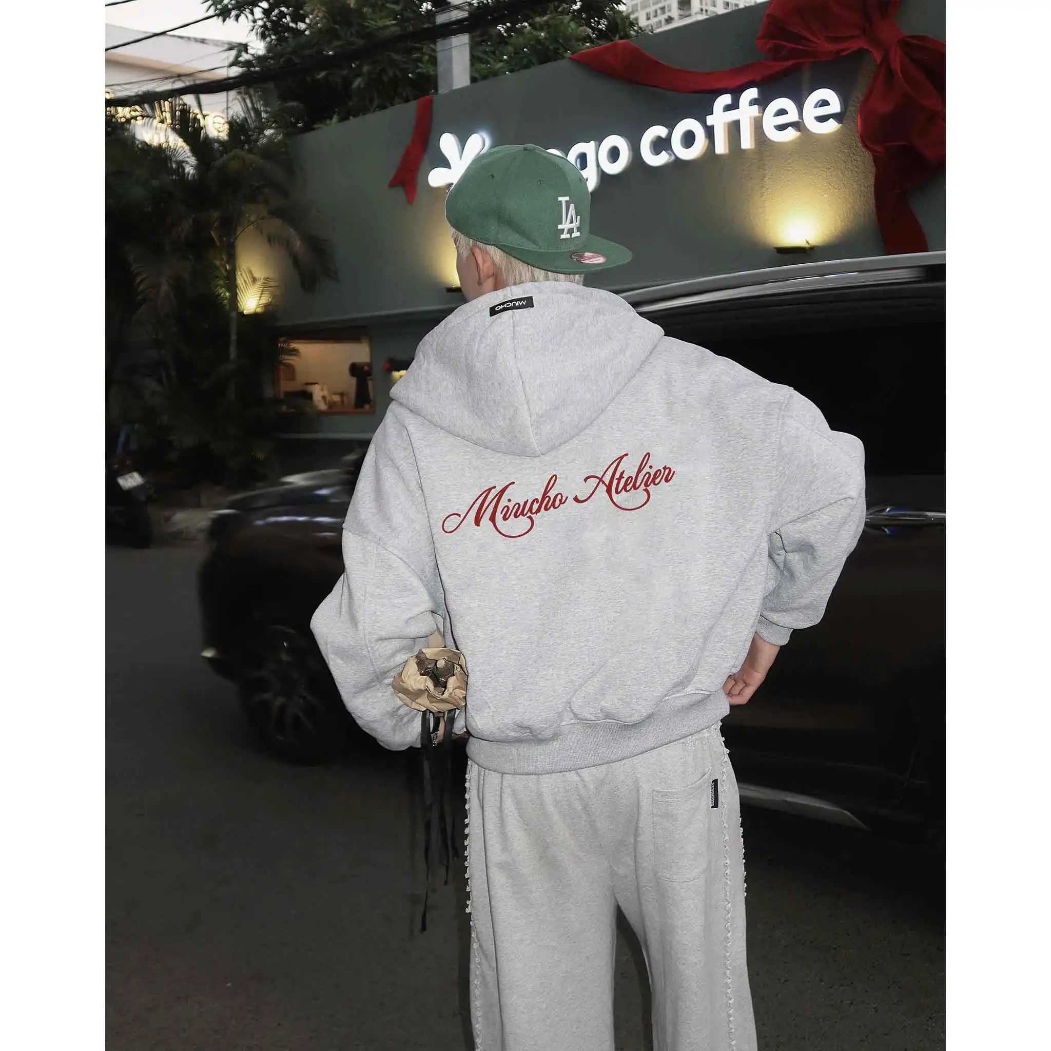 Áo hoodie zip form boxy Miucho Atelier nỉ 2 da thoáng mát dày dặn phong cách basic in typography 2712_thumbnail_5