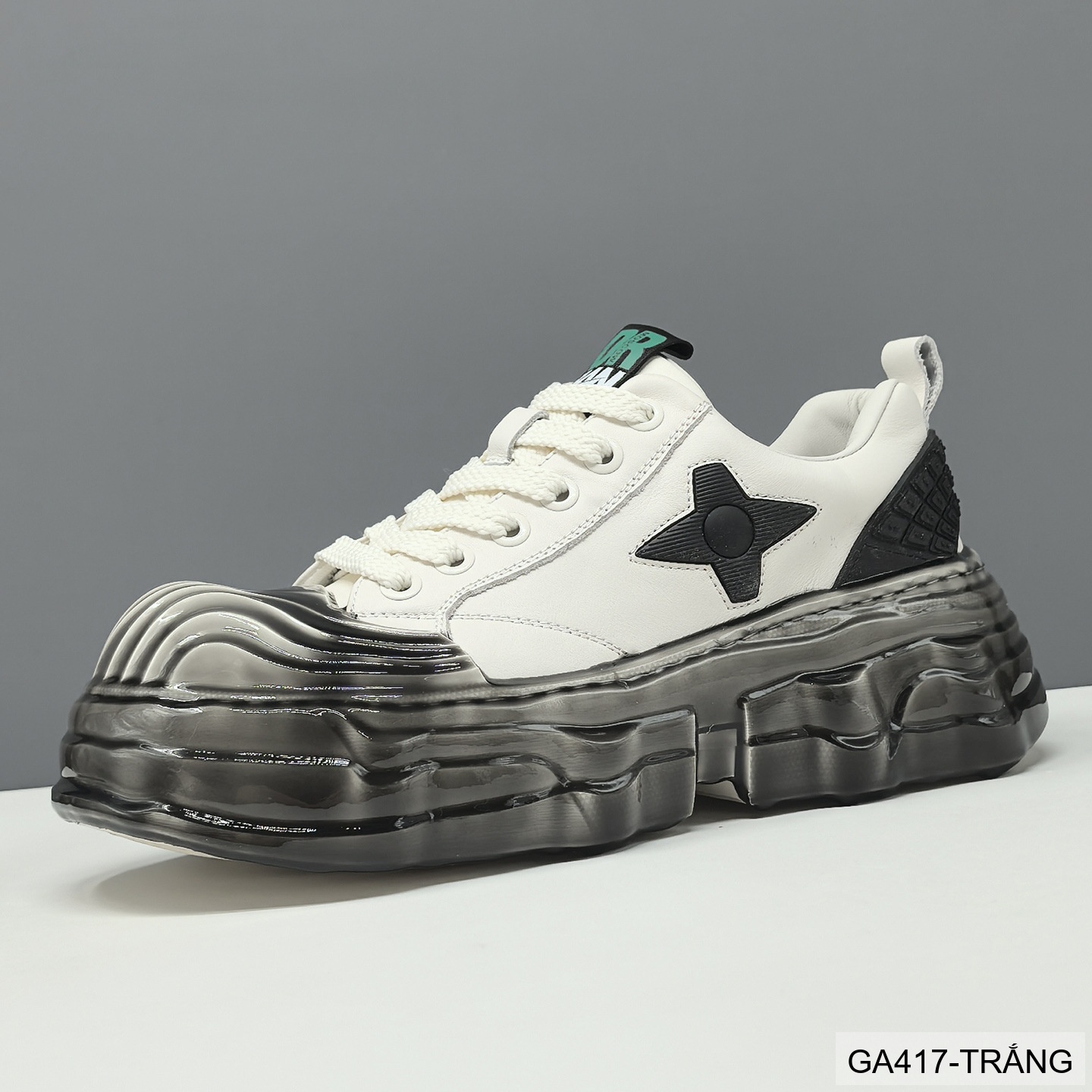 GA417 - Giày Sneaker Nam Đế Dày Tăng Chiều Cao Phong Cách Thời Trang Hàn Quốc