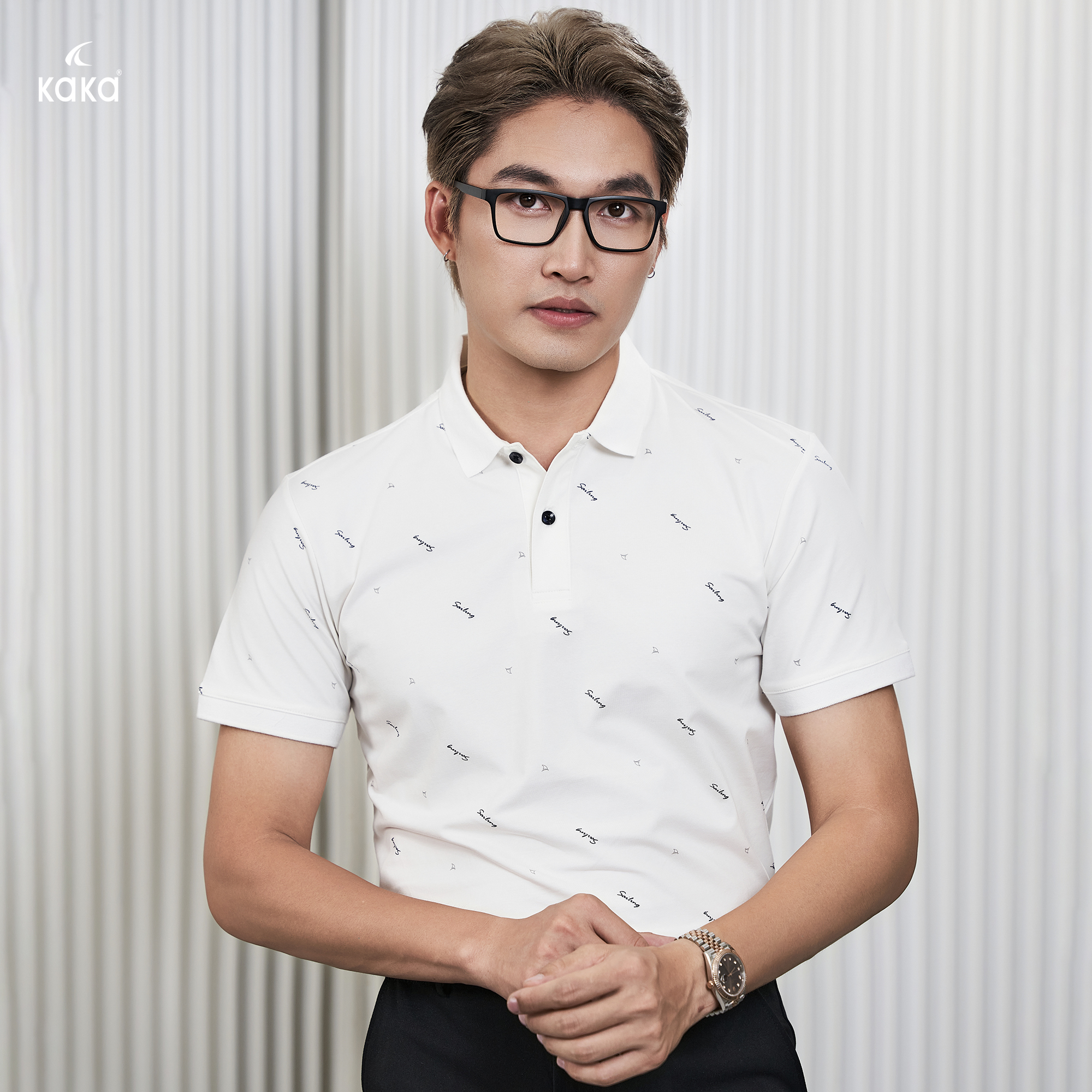 Áo Polo Kaka In Họa Tiết T88