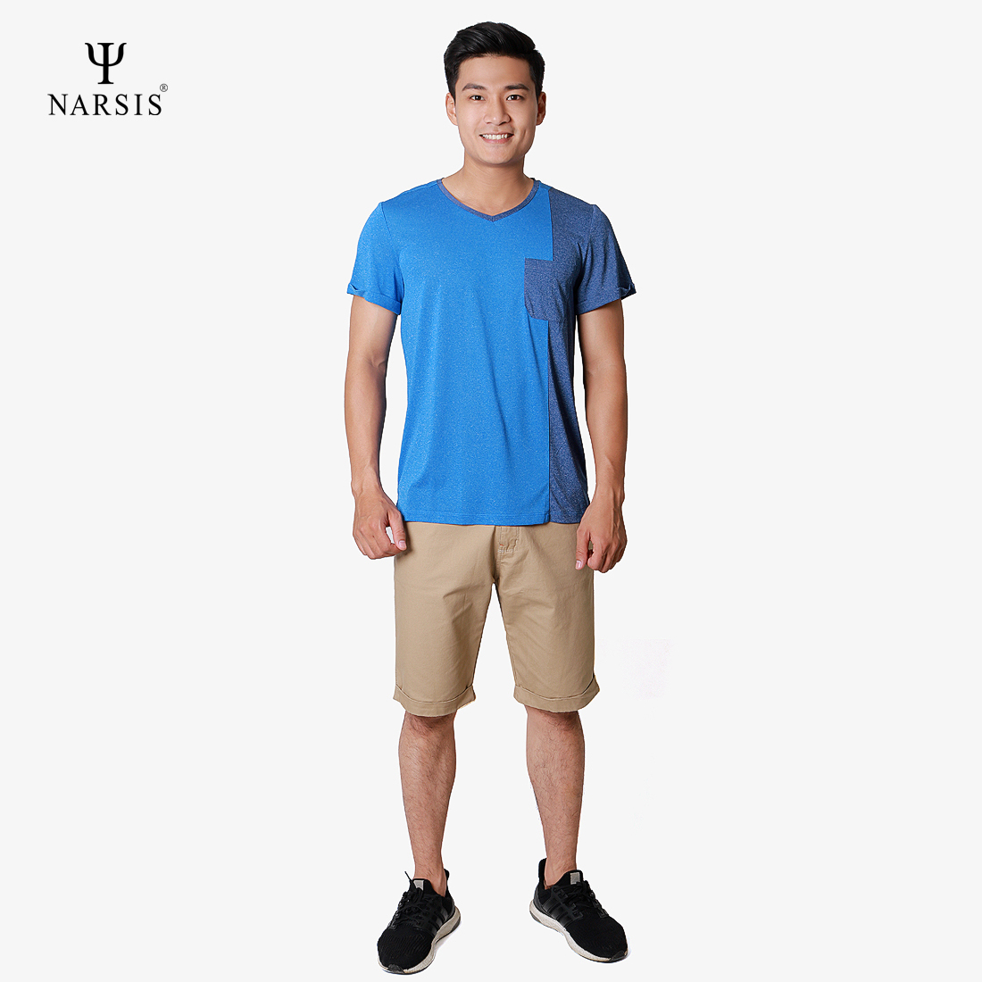 ÁO NAM CT NARSIS D8051A NARSIS CHẤT LIỆU THOÁNG MÁT, DỄ CHỊU, THOẢI MÁI CẢ NGÀY, DỄ VẬN ĐỘNG