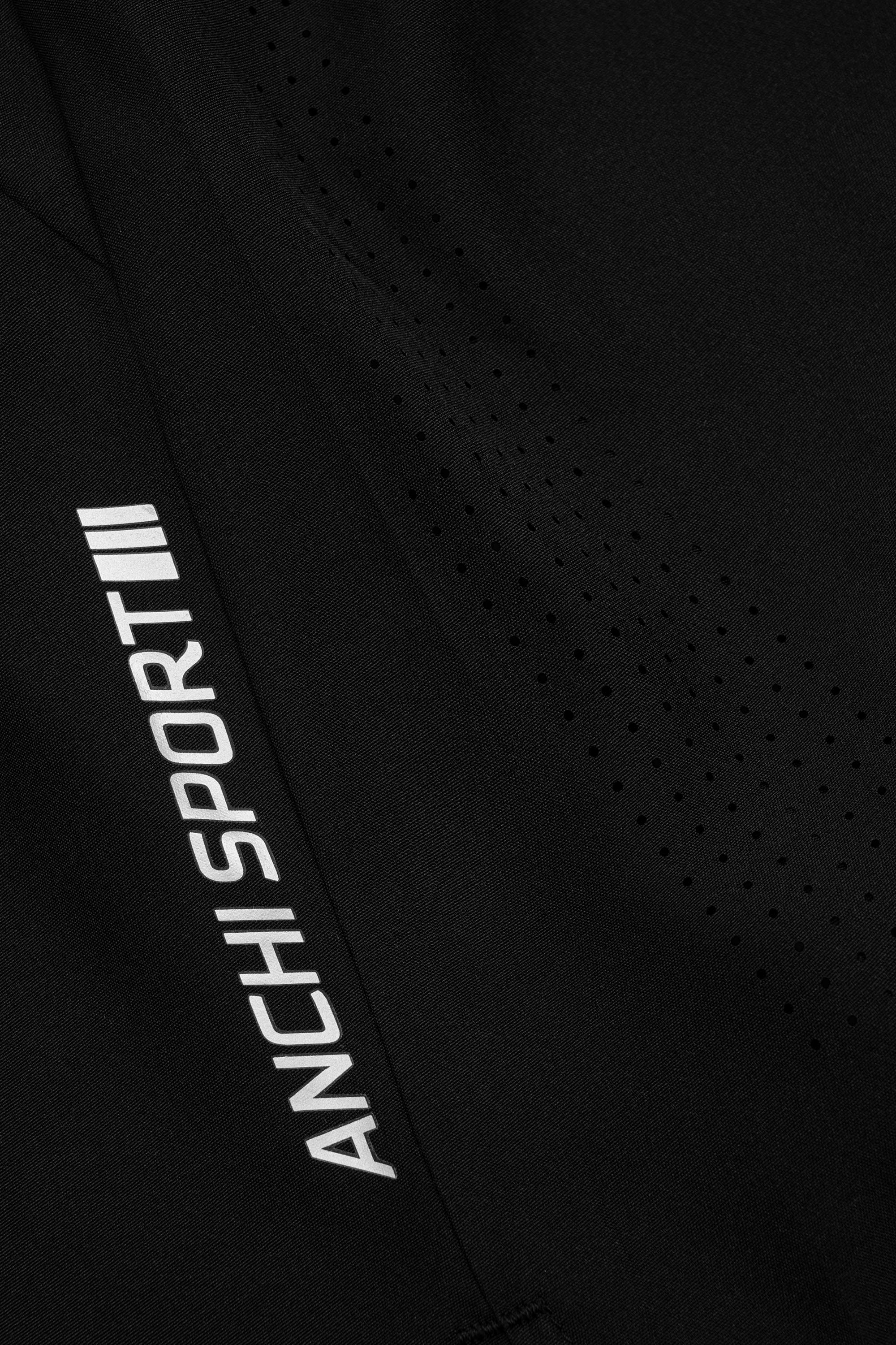 Quần Soọc Gió Thể Thao Laser Nam Trung Niên ANCHI Dáng Suông Dài Trên Gối Màu Đen