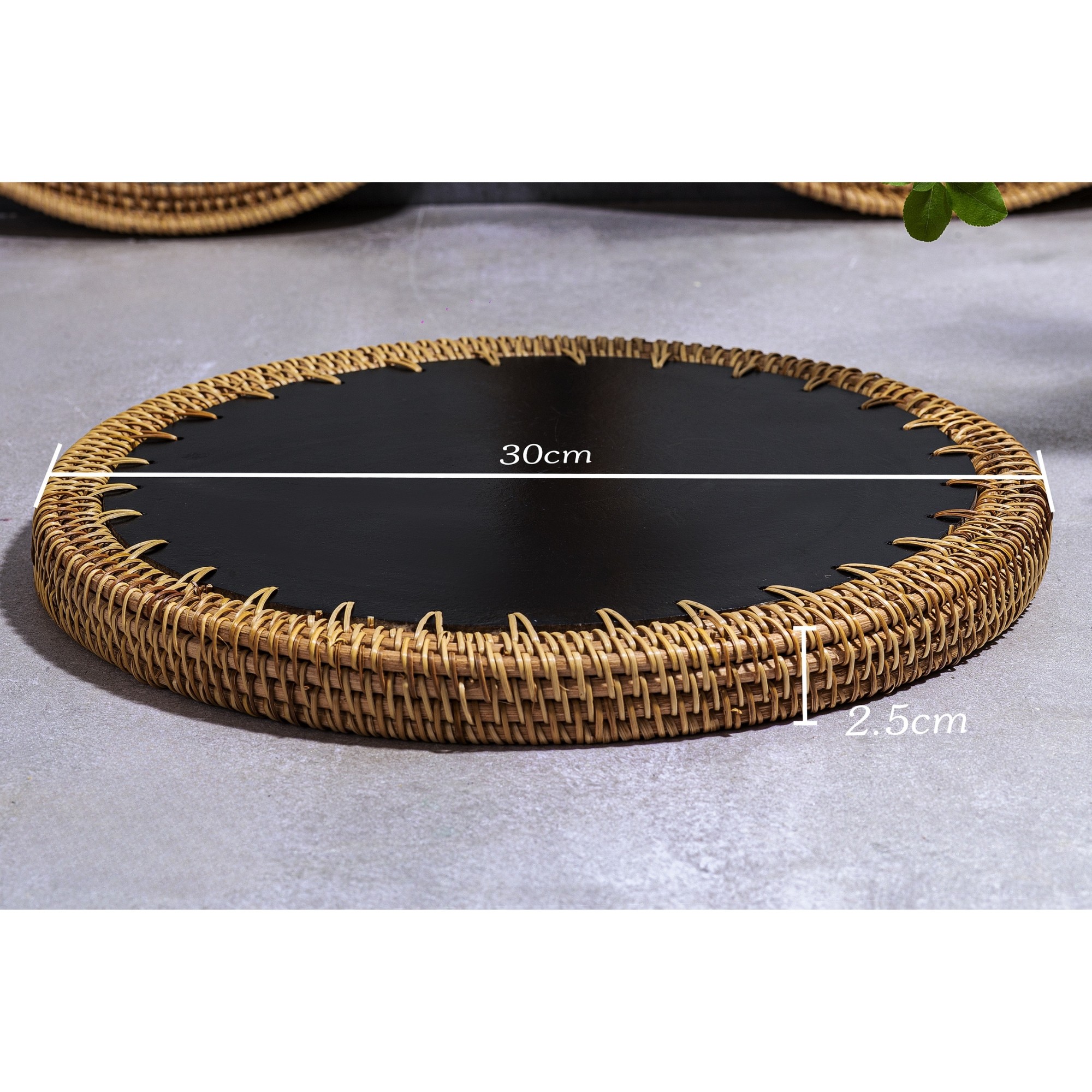 Mother Of Pearl Rattan Tray MD004_thumbnail_3