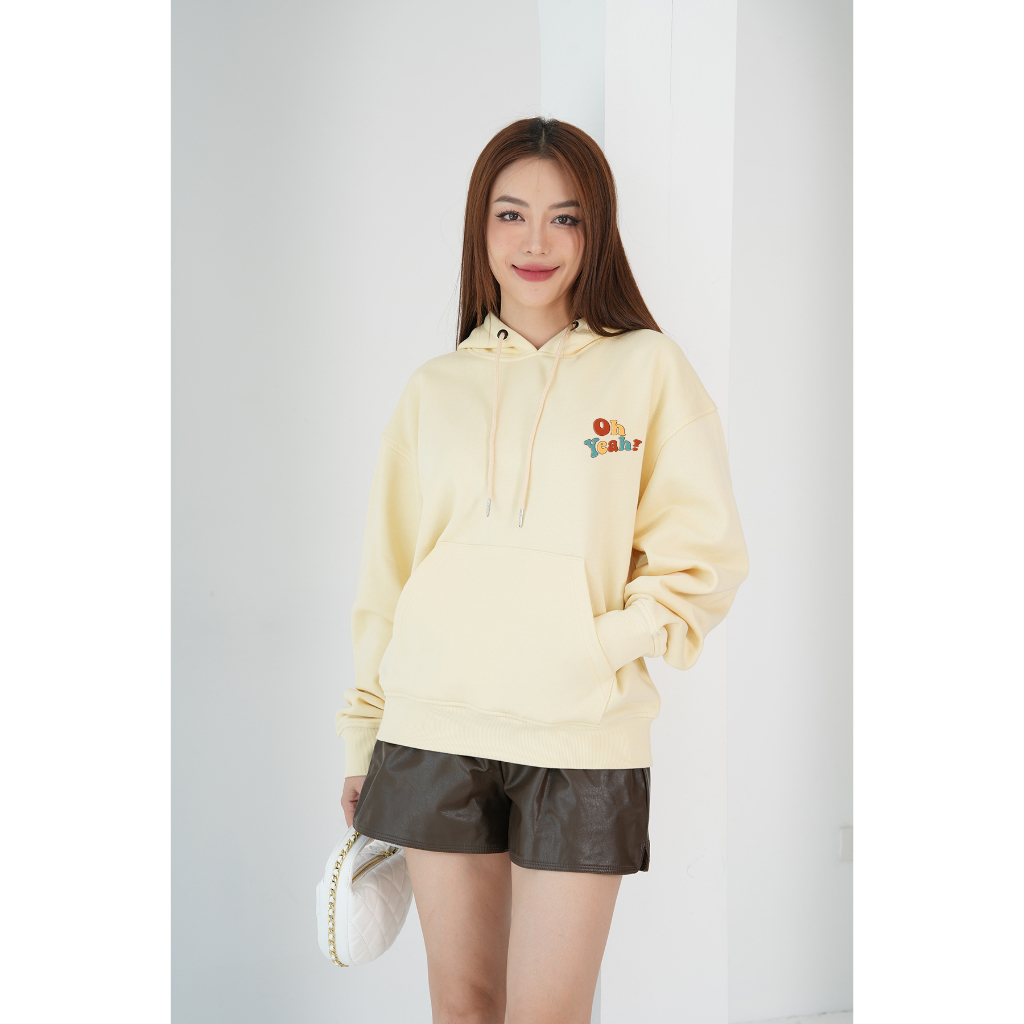 [Form Rộng] Áo hoodie nữ in chữ Oh Yeah  - Loza NM6591_thumbnail_2