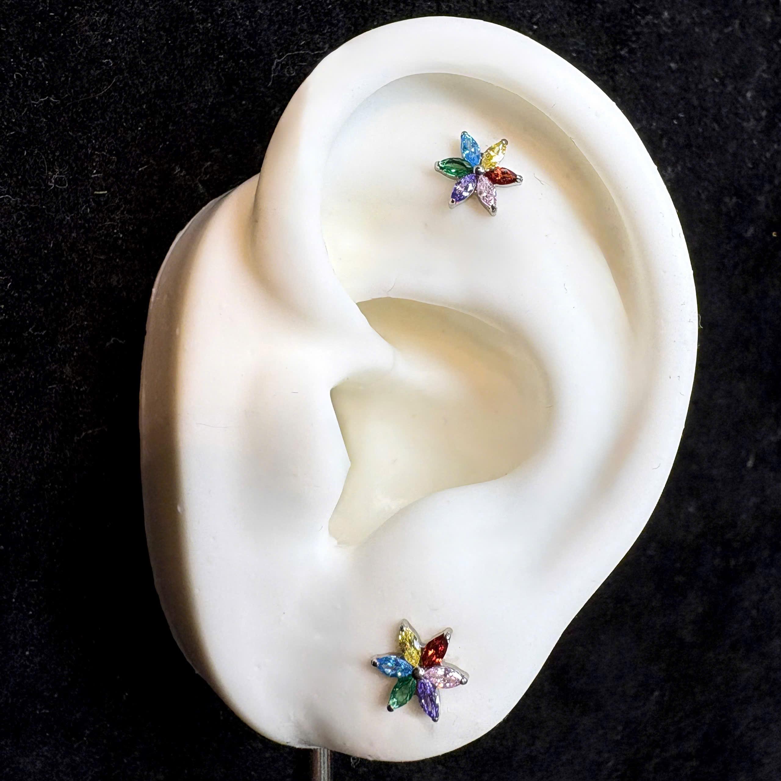 Khuyên kiểu titan hoa 6 cánh 6 màu_thumbnail_3