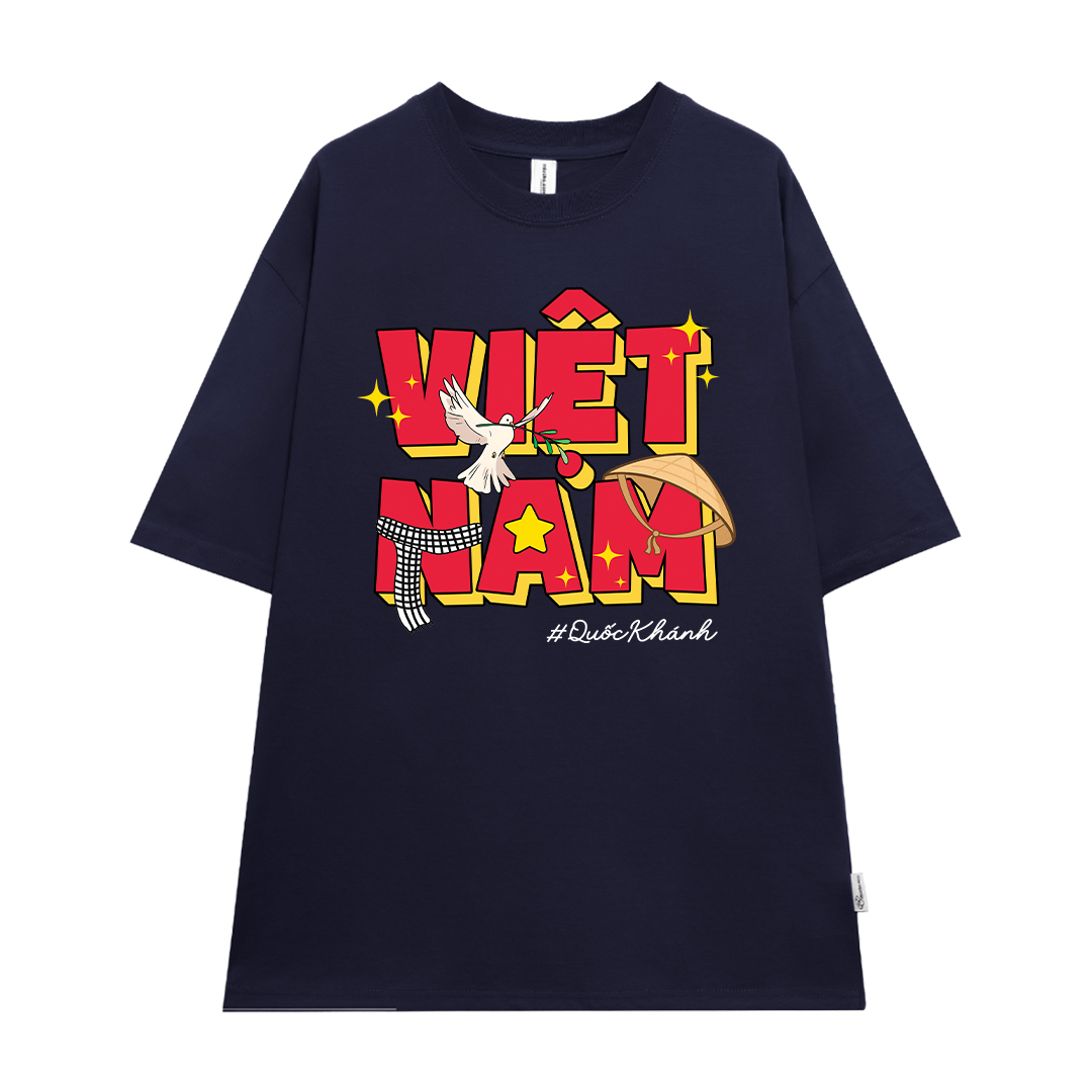 Áo thun Việt Nam nón lá ATD2471 Miucho vải cotton thoáng mát tay ngắn cổ tròn form oversize_thumbnail_10