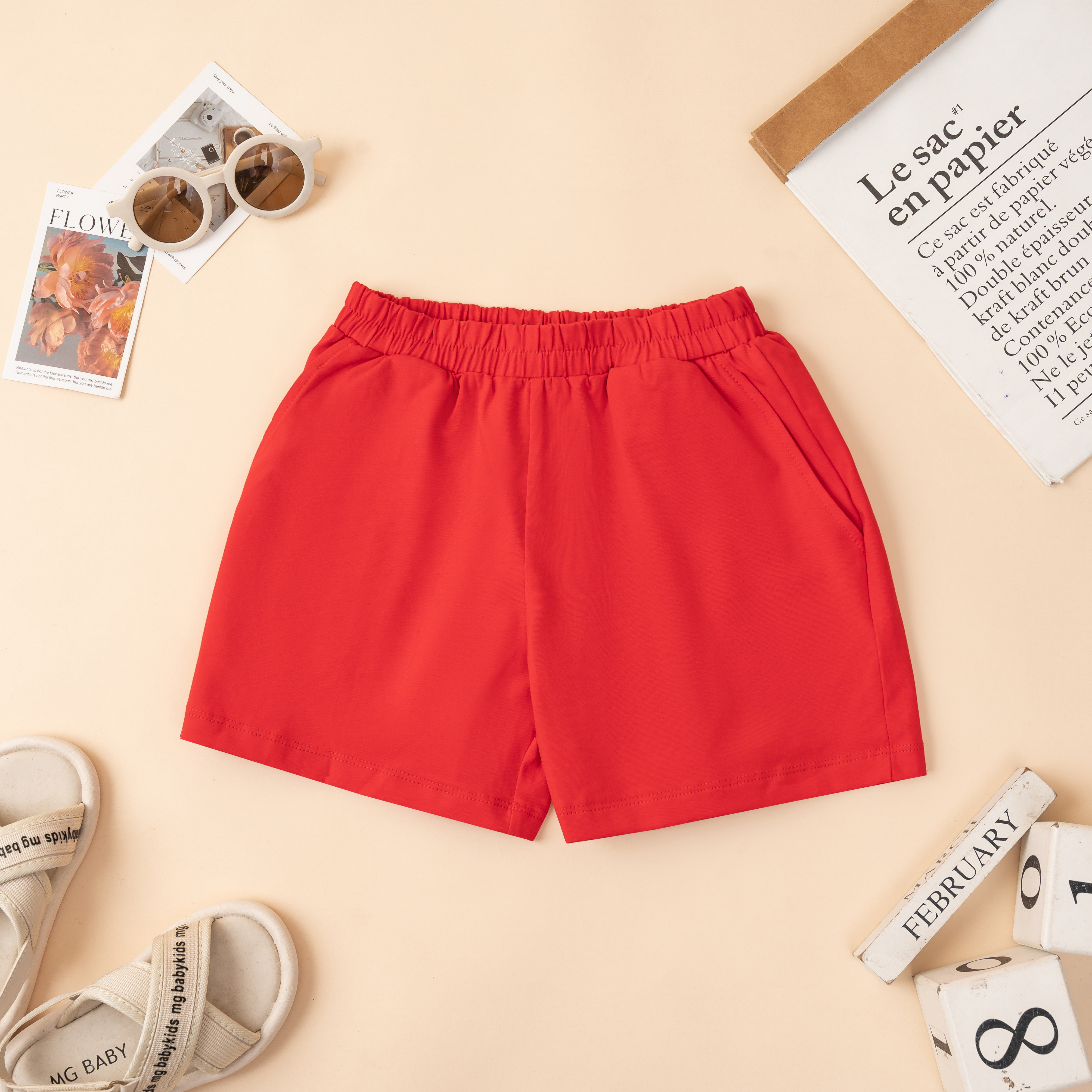 Quần đùi cho bé gái và bé trai chất cotton - Quần đùi cho bé cân nặng từ 15-40kg Loza Kids QT7003_thumbnail_9