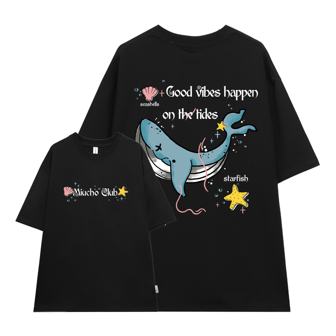 Áo thun form rộng unisex mùa hè ATD1038 Miucho vải cotton tay lỡ cổ tròn in mix_thumbnail_7