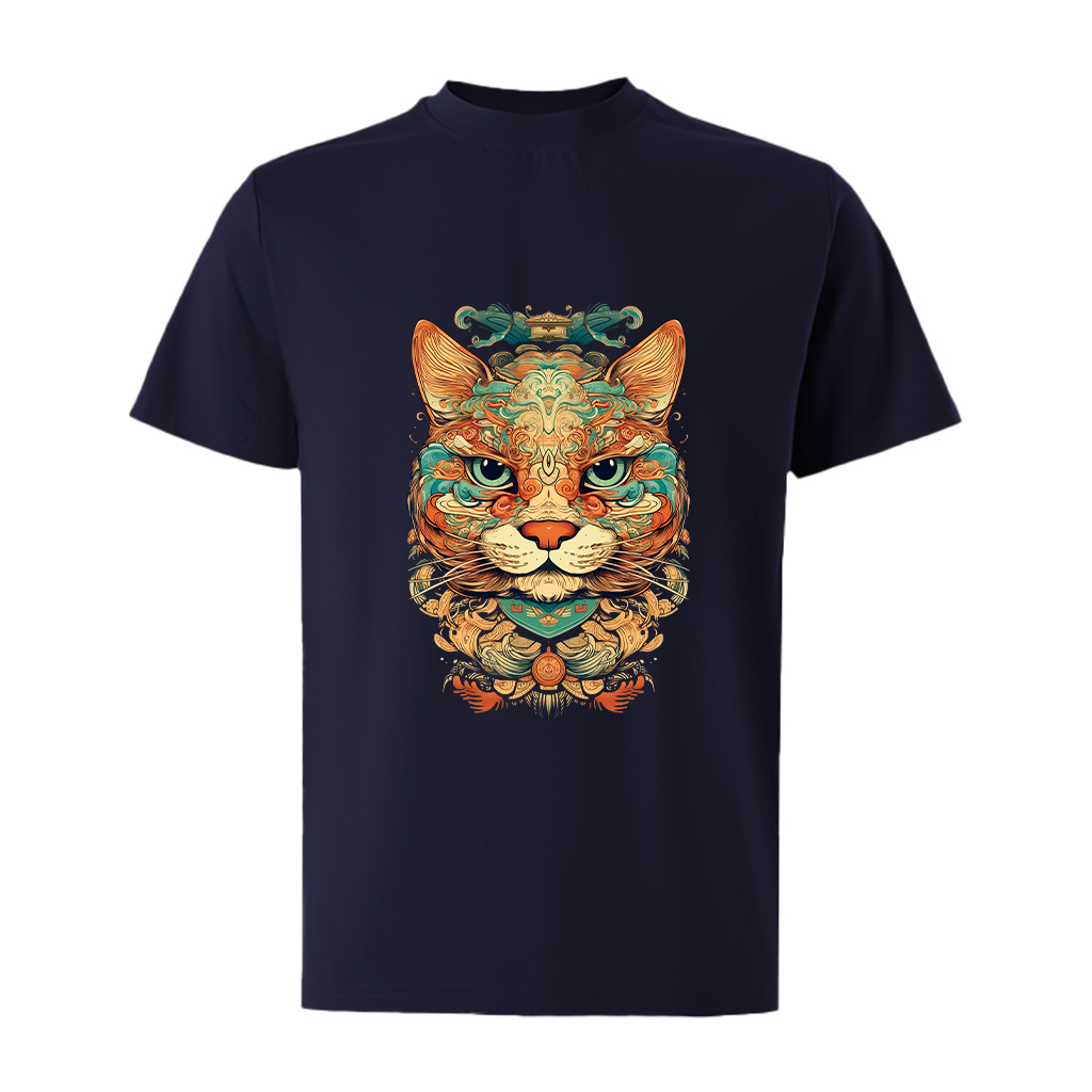 Áo thun nam form rộng 12 con giáp tuổi Mão ATD480 Miucho Iconic cotton cổ tròn in graphic_thumbnail_11