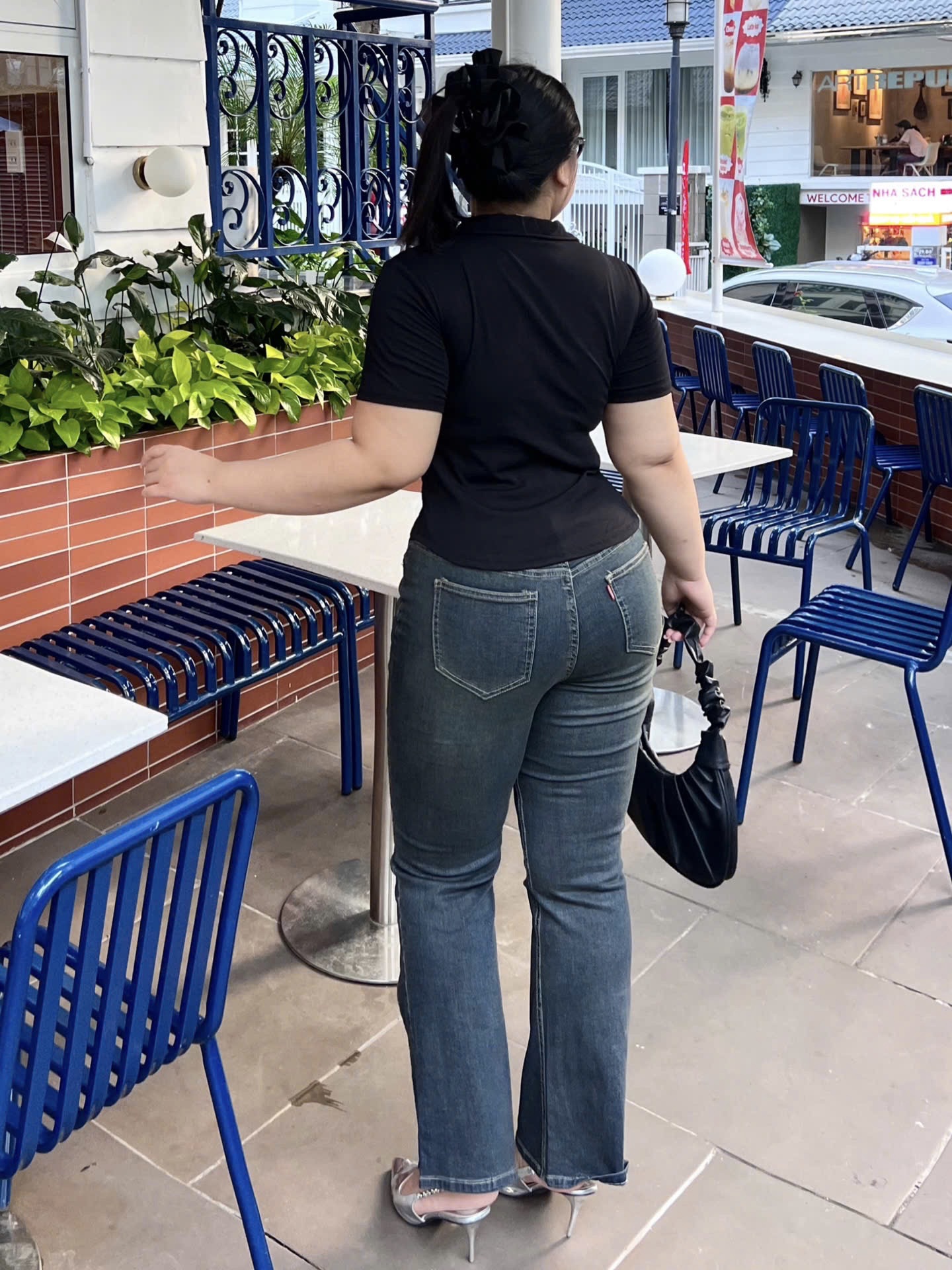 BIGSIZE- Quần jean loe rách gối T- QJ510_thumbnail_10