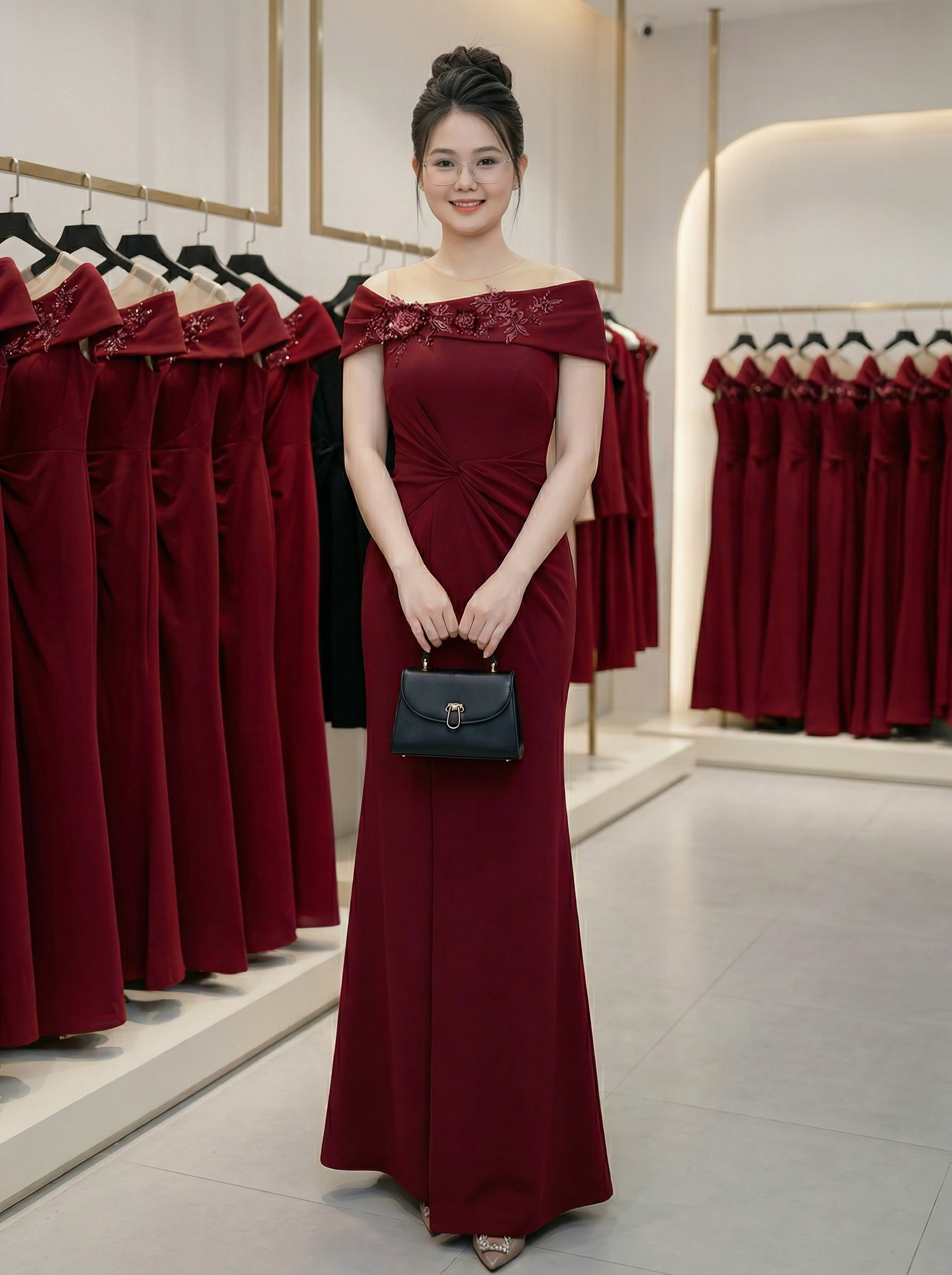 Đầm dạ hội dự tiệc  phối ren hoa cao cấp_thumbnail_30