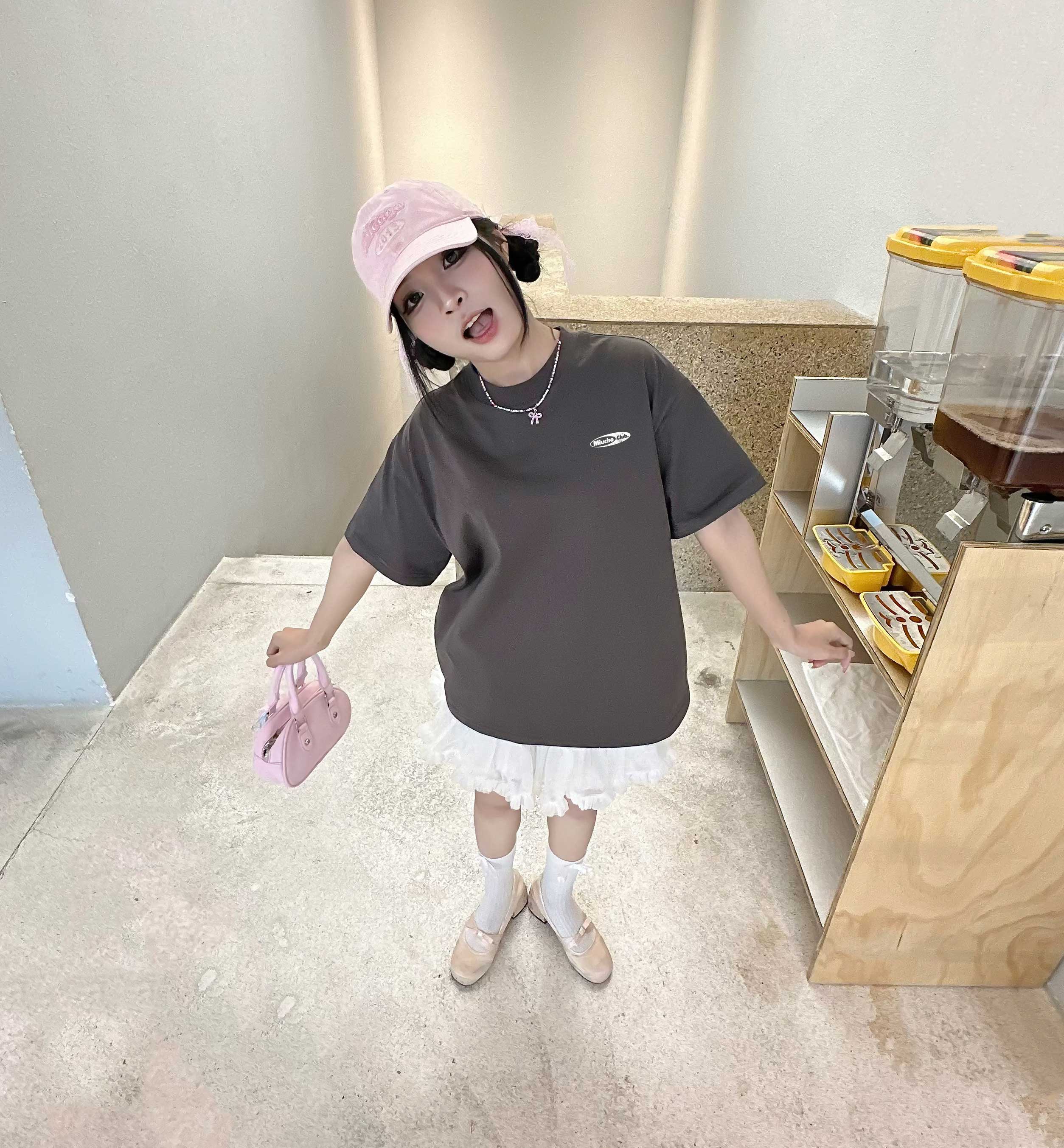 Áo thun localbrand form boxy vải 2C 250gsm dày dặn AXD1613 Miucho in mix_thumbnail_3