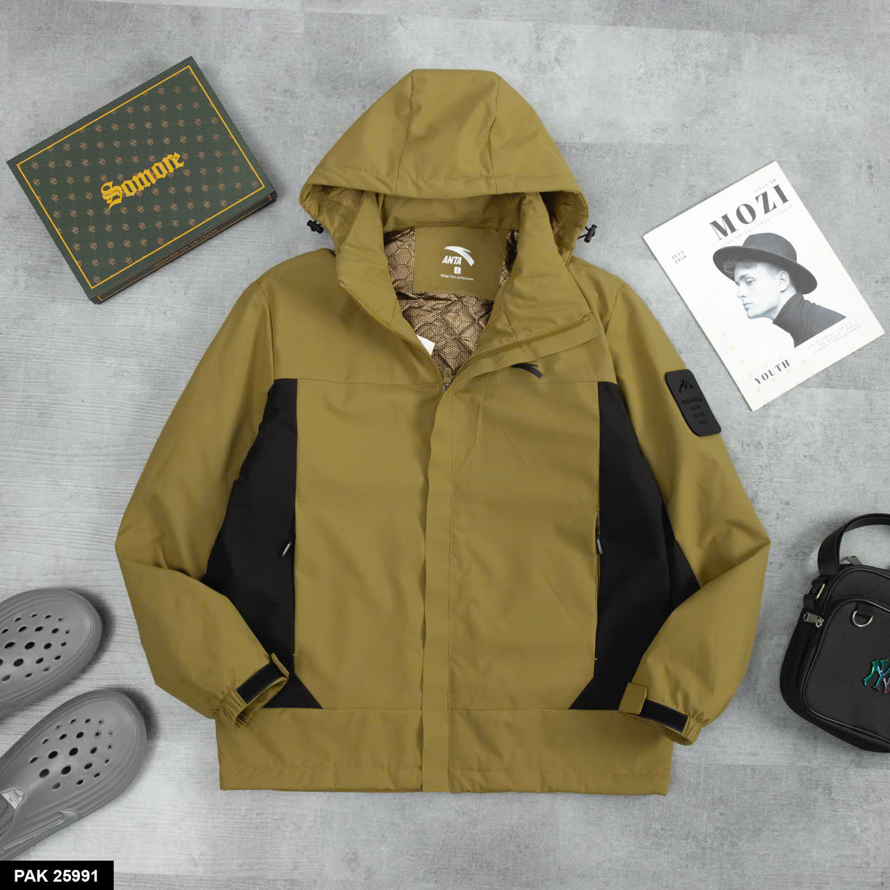 Áo Khoác Dù ANTA Form Outdoor Cao Cấp