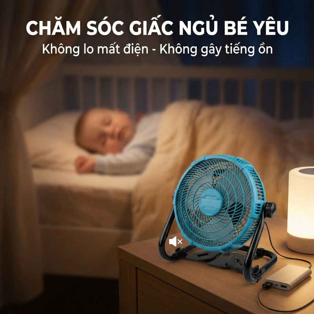 Quạt Để Bàn Tích Điện Kachi MK443 – Gió Turbo Mạnh Mẽ, Xoay 360 Độ, Thiết Kế Di Động Đa Năng_thumbnail_9