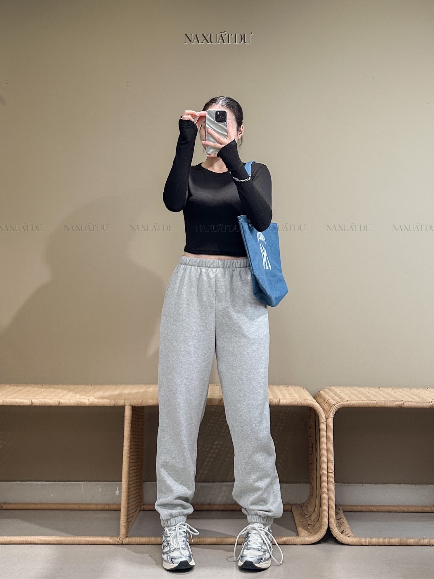 Quần nỉ " Gap " có bo - Q633