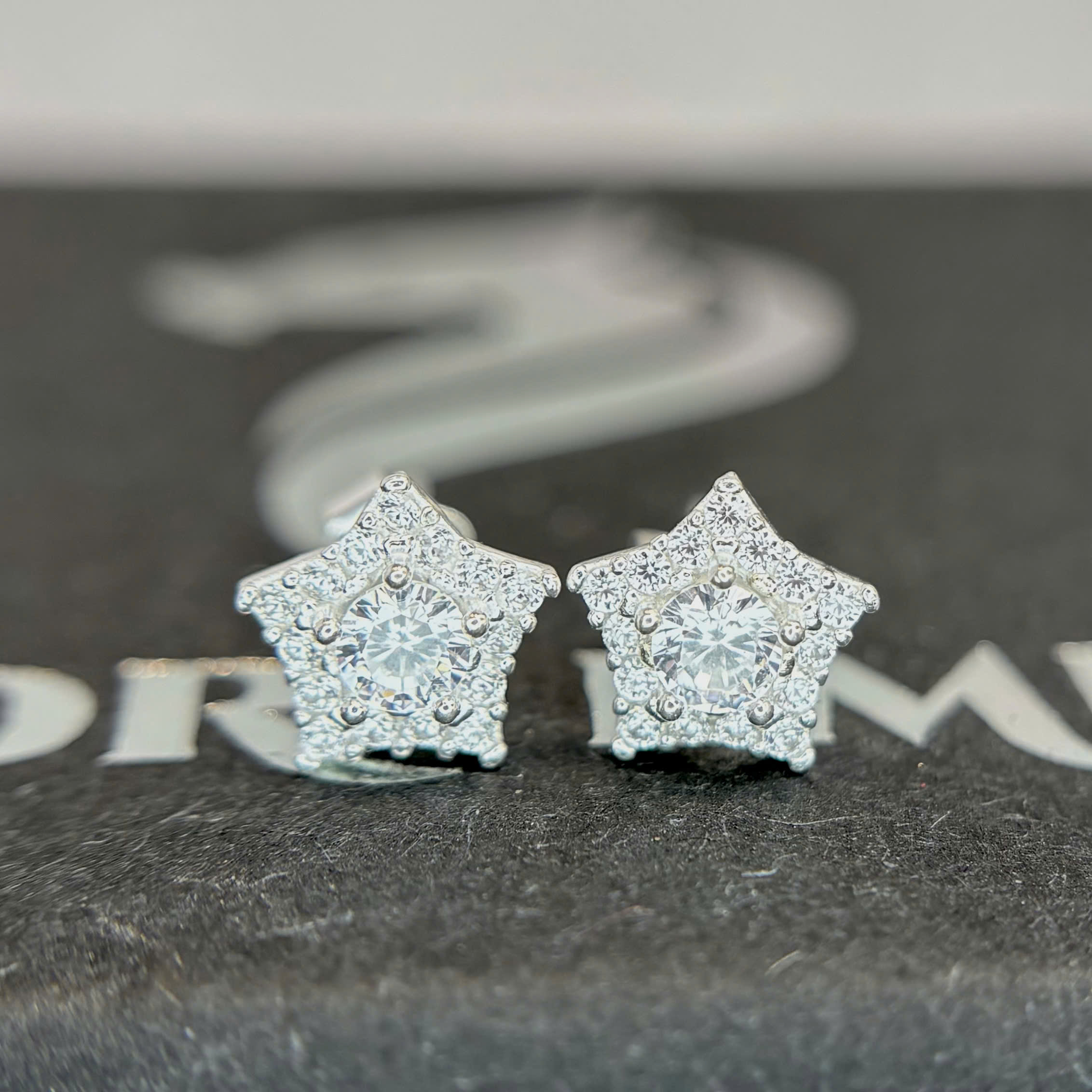 khuyên kiểu bạc xi kim sao đá trắng_thumbnail_2